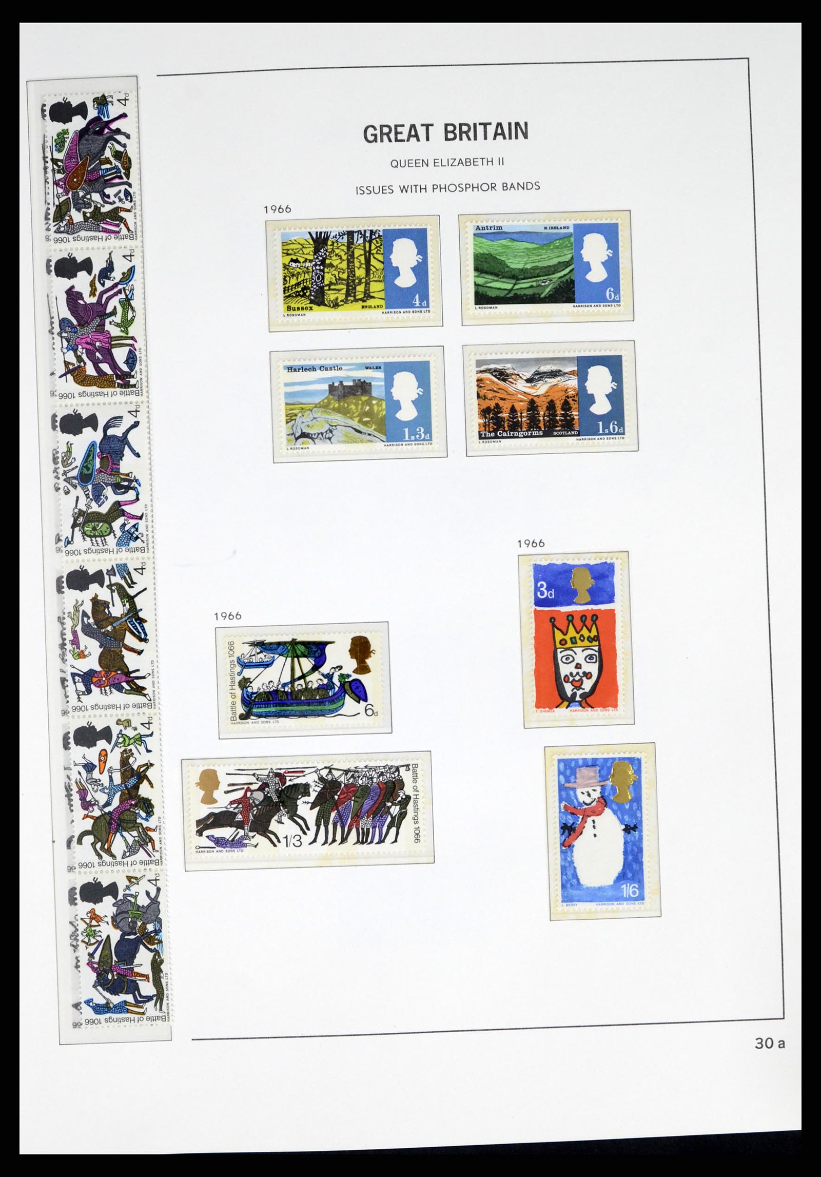 38060 0039 - Stamp collection 38060 Great Britain 1841-1970.