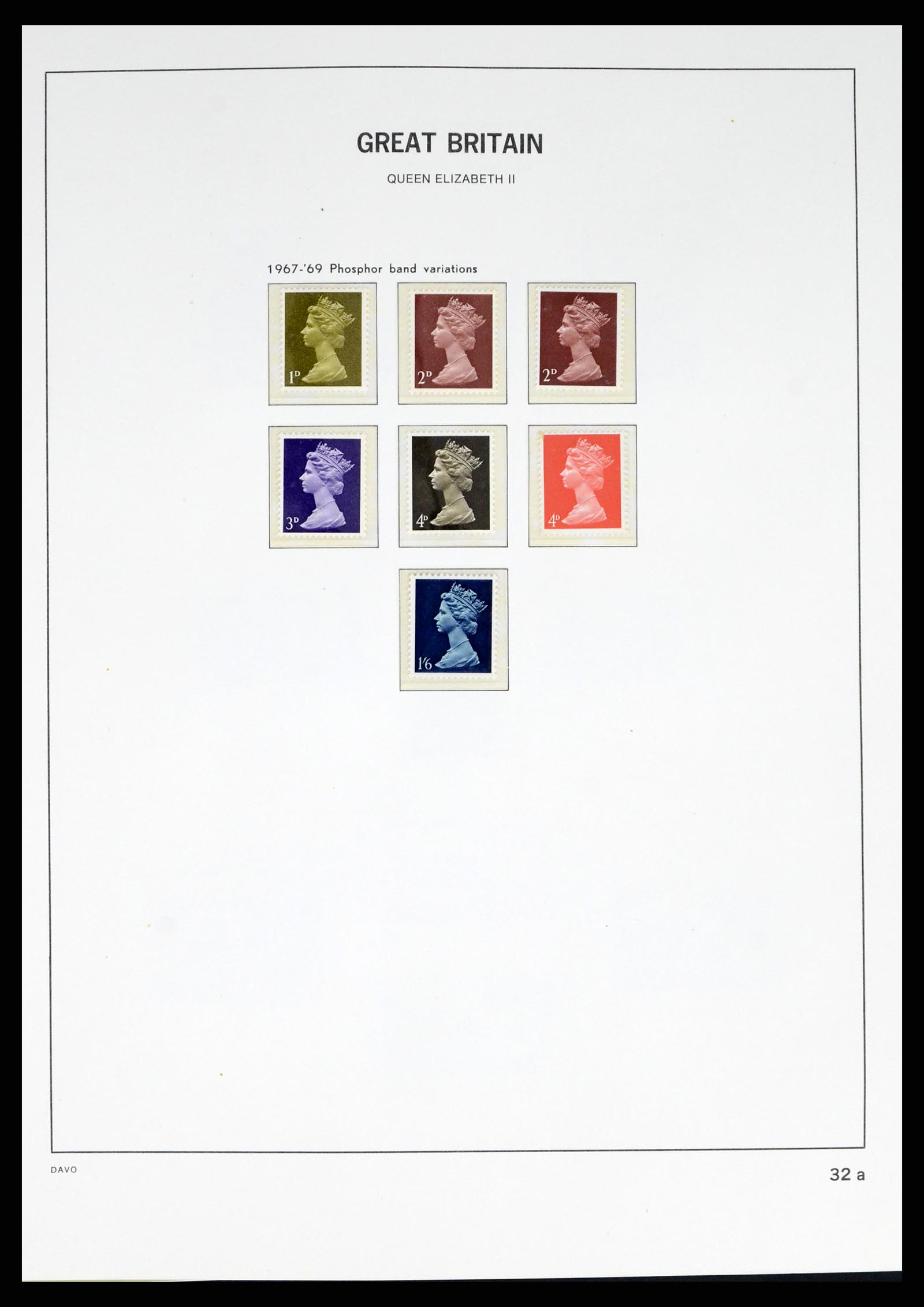38060 0043 - Stamp collection 38060 Great Britain 1841-1970.