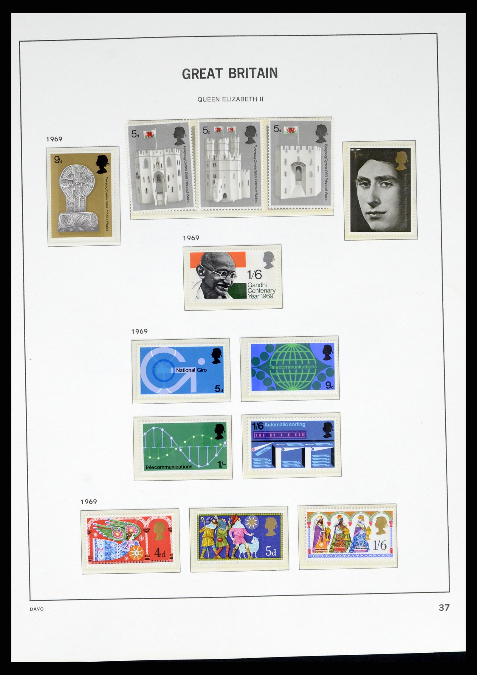 38060 0048 - Postzegelverzameling 38060 Engeland 1841-1970.