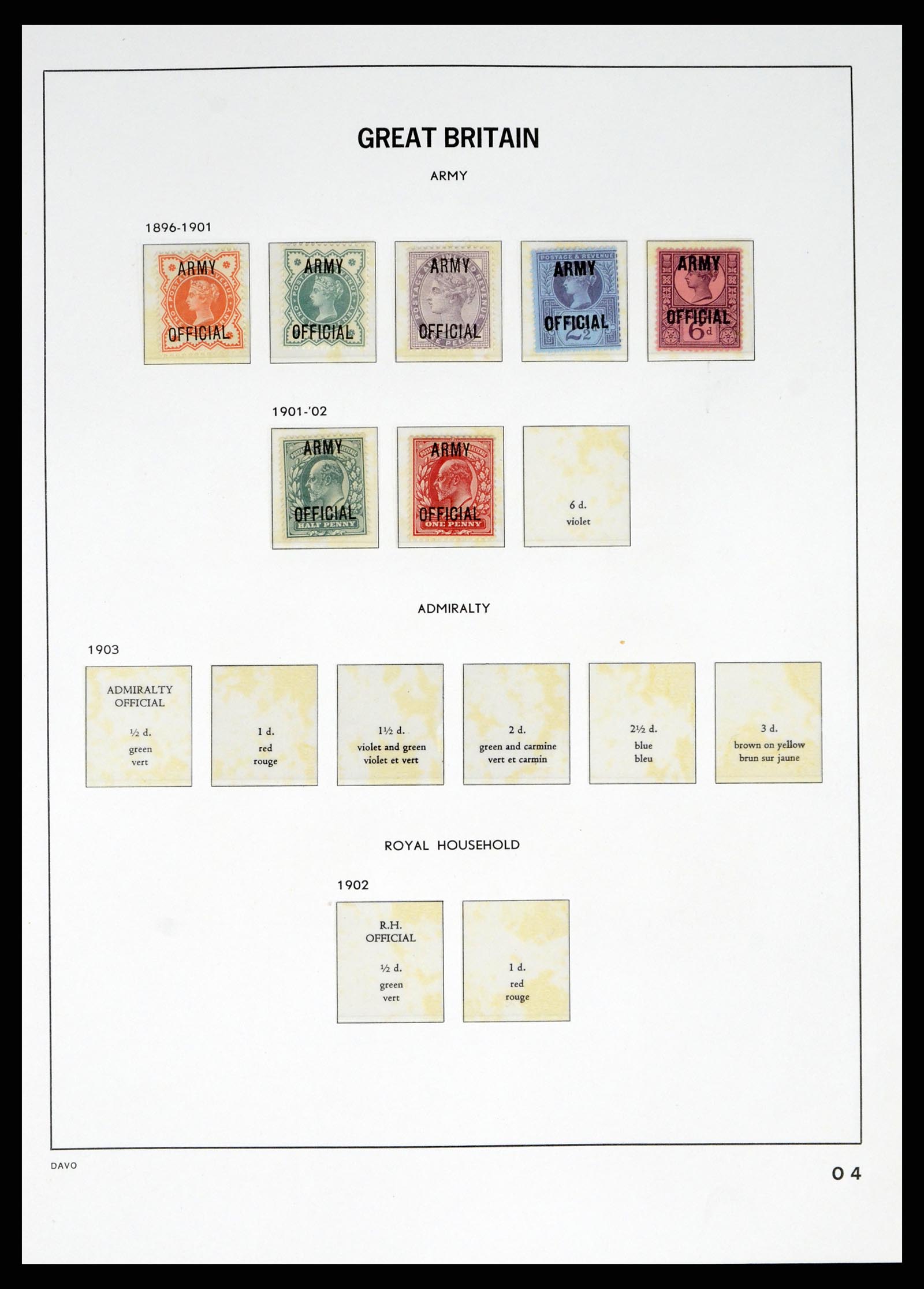 38060 0051 - Stamp collection 38060 Great Britain 1841-1970.