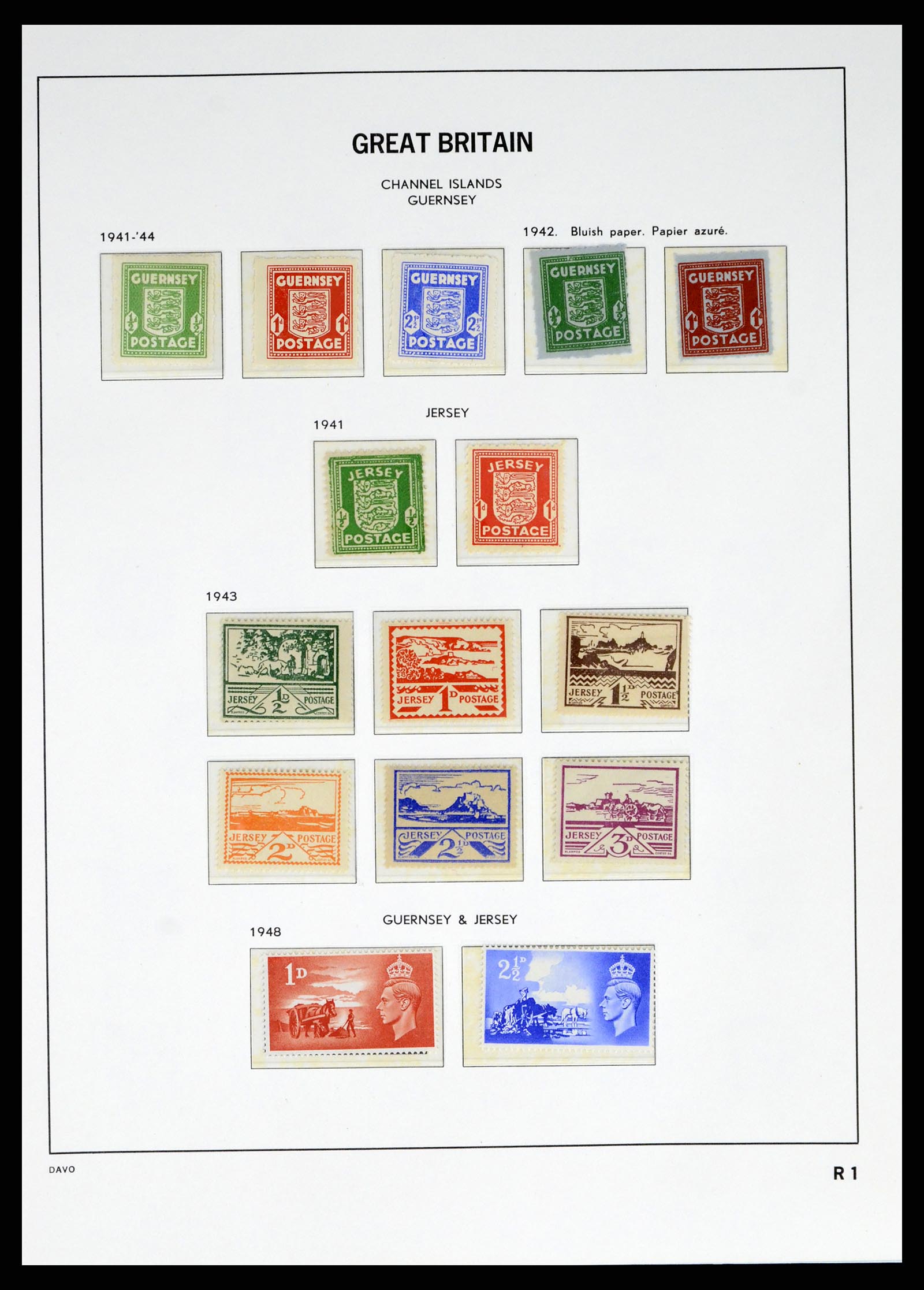 38060 0055 - Stamp collection 38060 Great Britain 1841-1970.