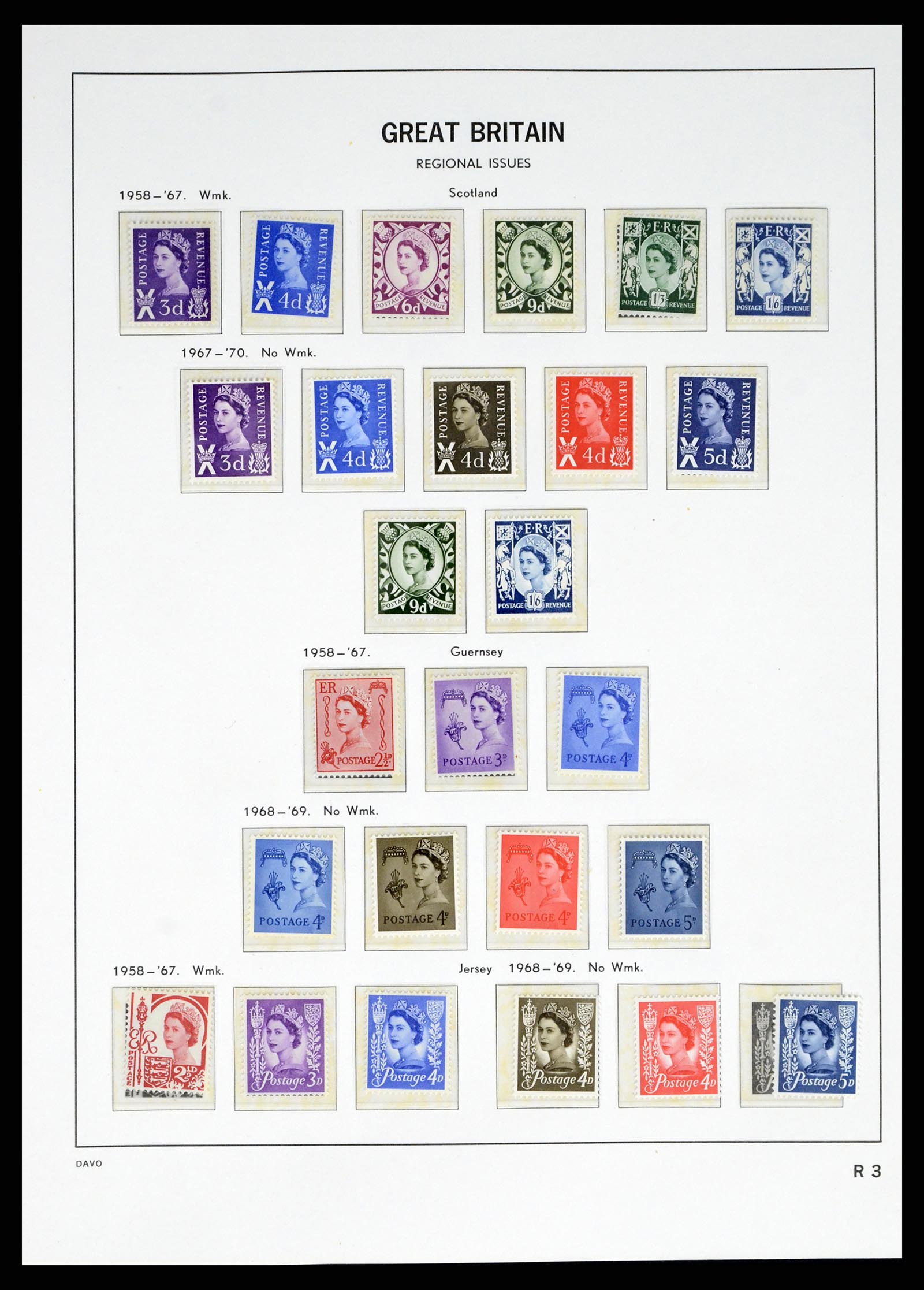 38060 0057 - Stamp collection 38060 Great Britain 1841-1970.