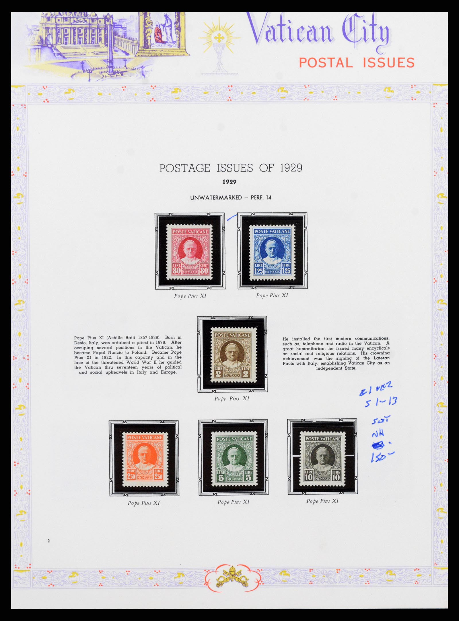 38062 002 - Stamp collection 38062 Vatican 1929-1982.