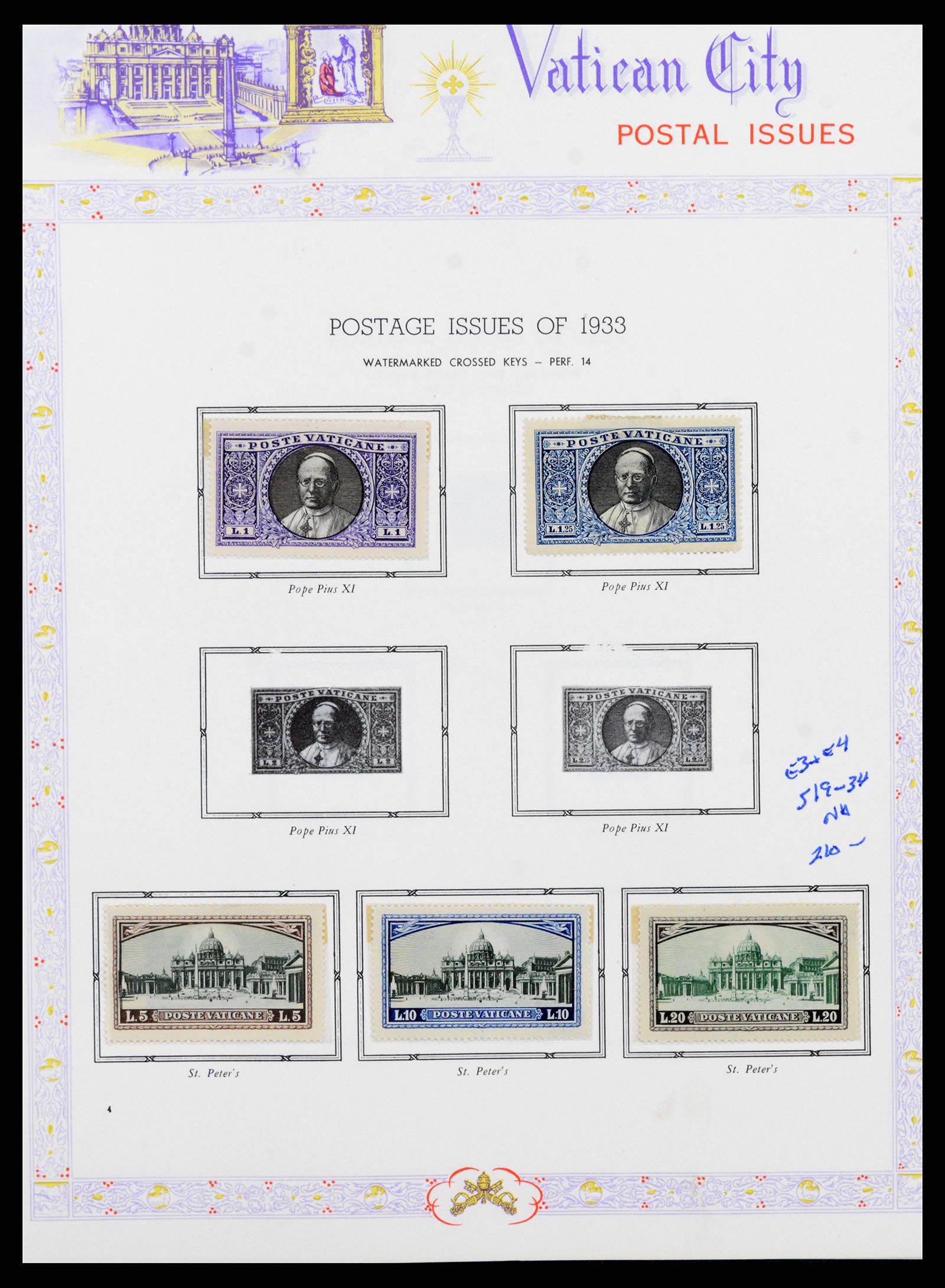 38062 005 - Stamp collection 38062 Vatican 1929-1982.
