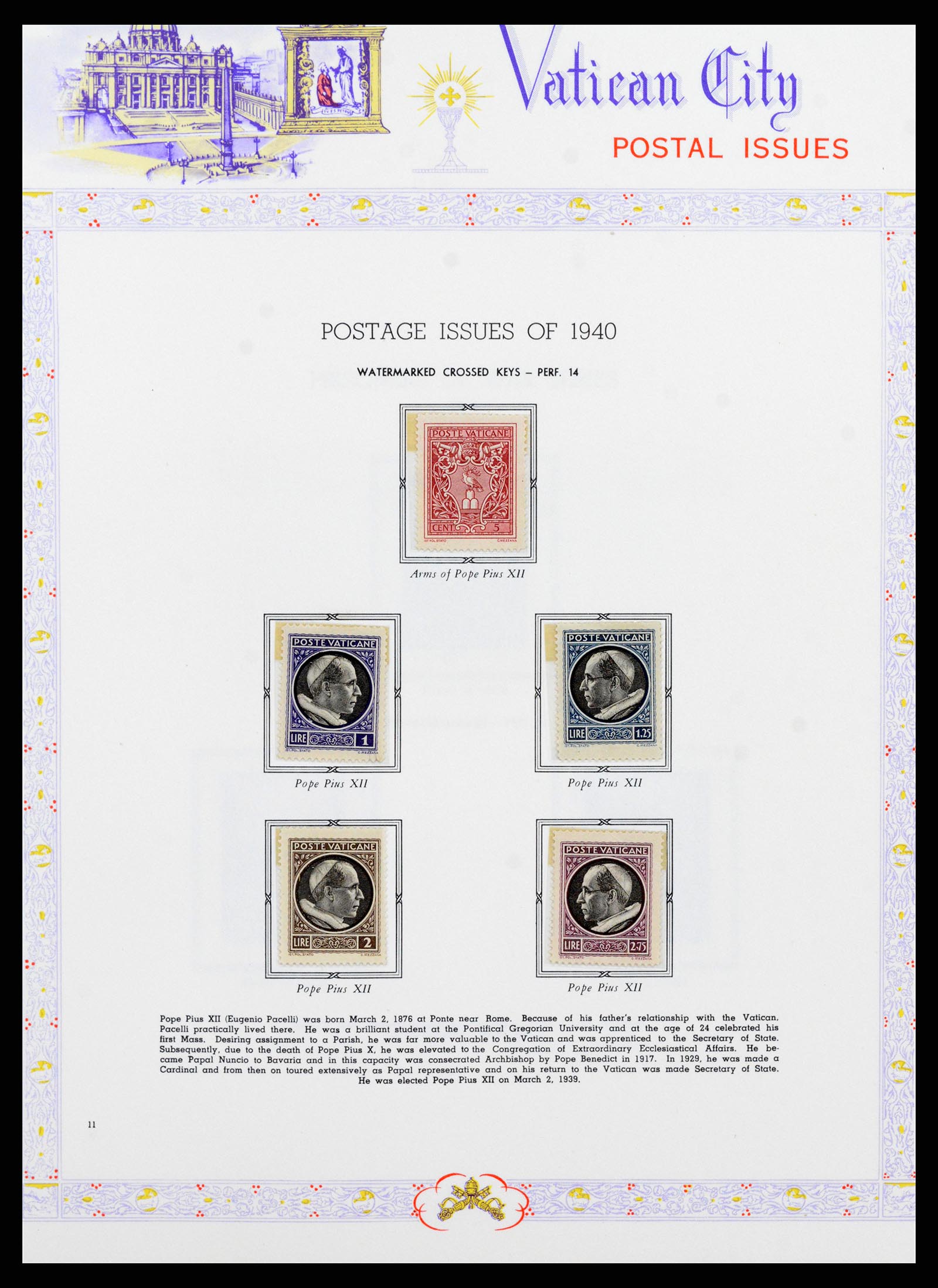 38062 012 - Stamp collection 38062 Vatican 1929-1982.