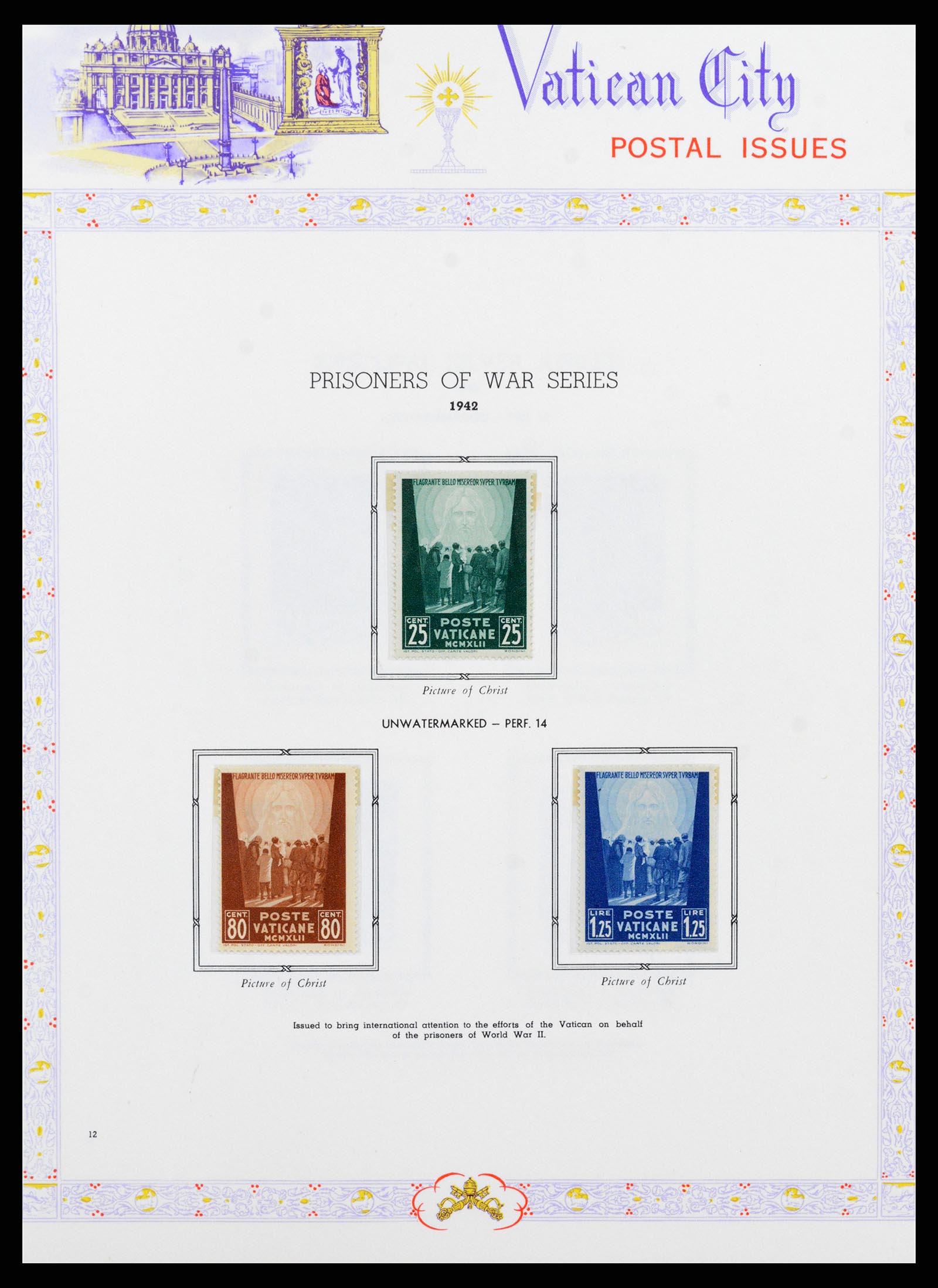 38062 013 - Postzegelverzameling 38062 Vaticaan 1929-1982.