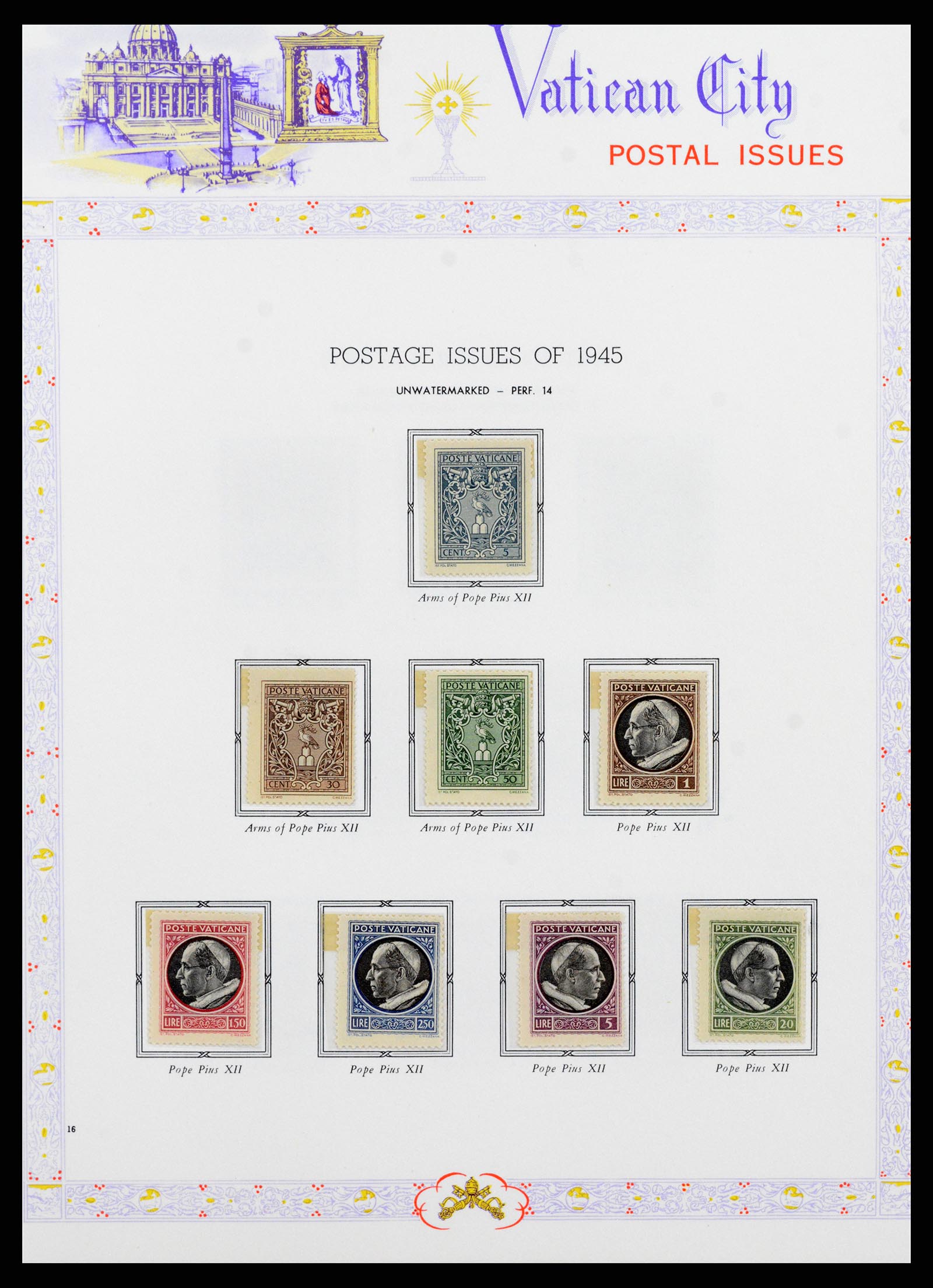 38062 017 - Stamp collection 38062 Vatican 1929-1982.