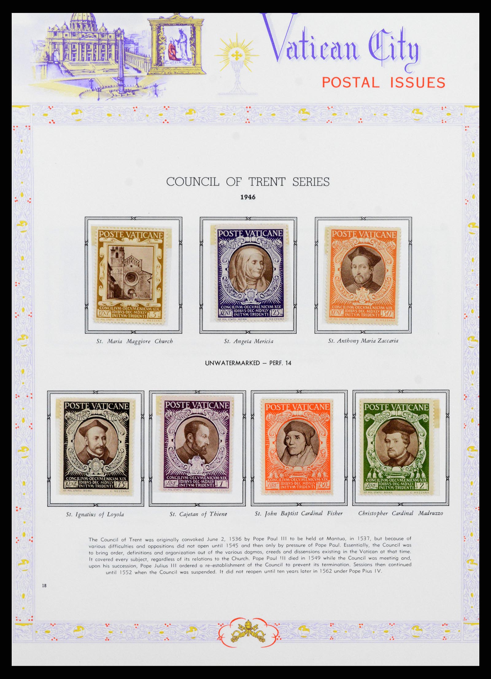 38062 019 - Stamp collection 38062 Vatican 1929-1982.