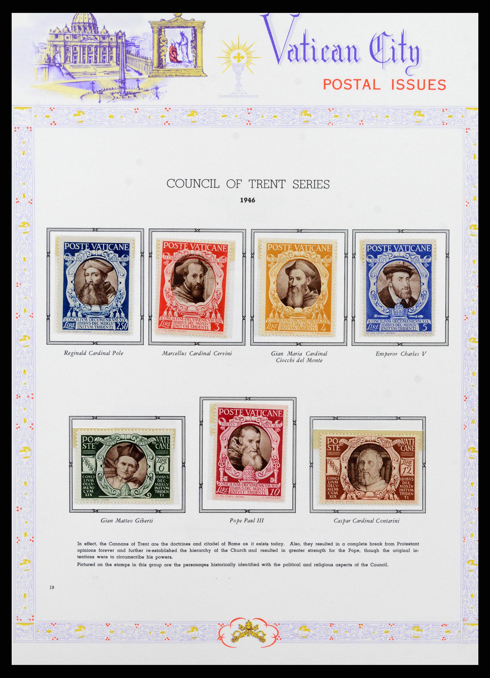 38062 020 - Postzegelverzameling 38062 Vaticaan 1929-1982.