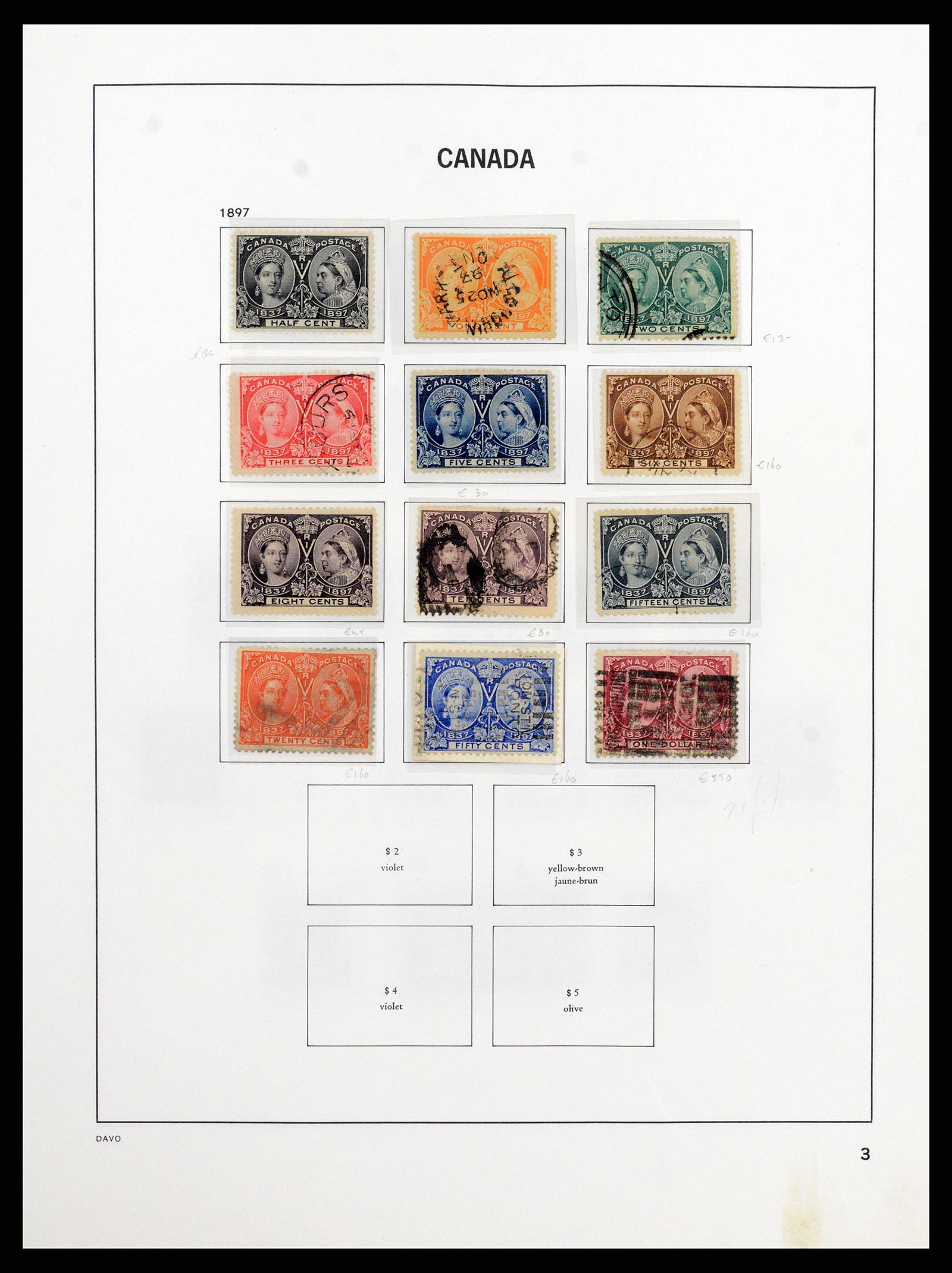 38067 003 - Postzegelverzameling 38067 Canada 1851-1983.