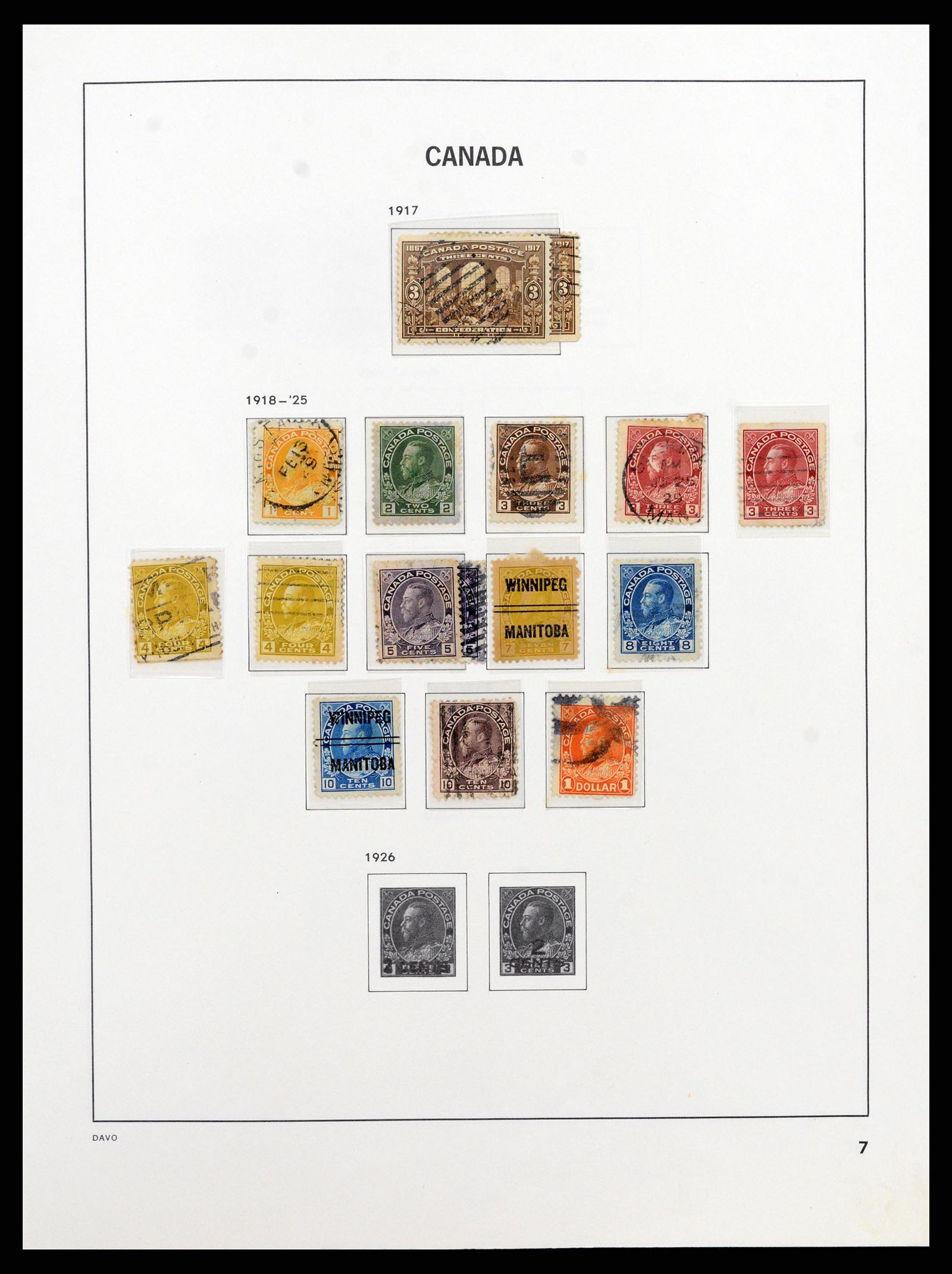 38067 008 - Postzegelverzameling 38067 Canada 1851-1983.