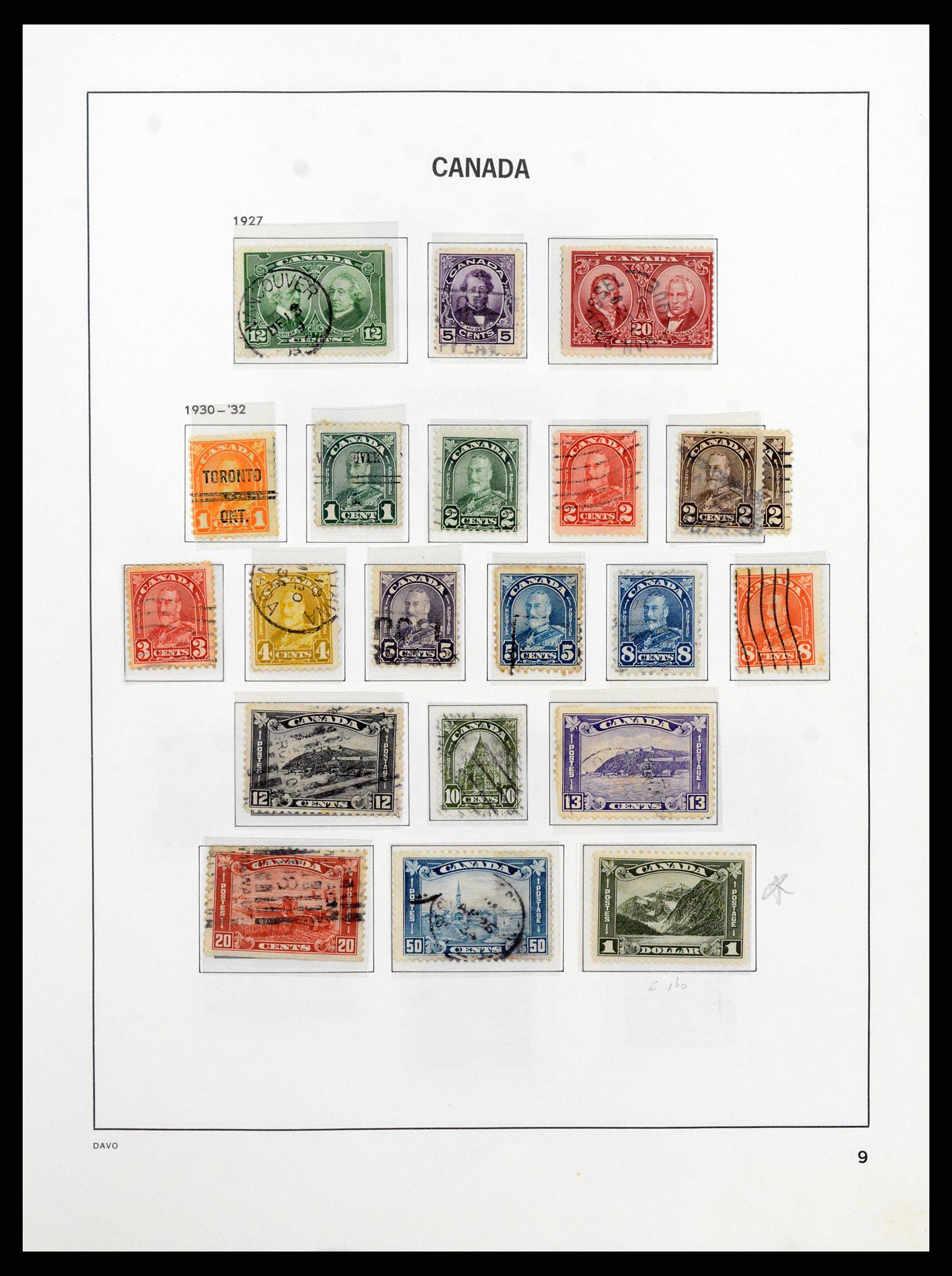 38067 011 - Postzegelverzameling 38067 Canada 1851-1983.
