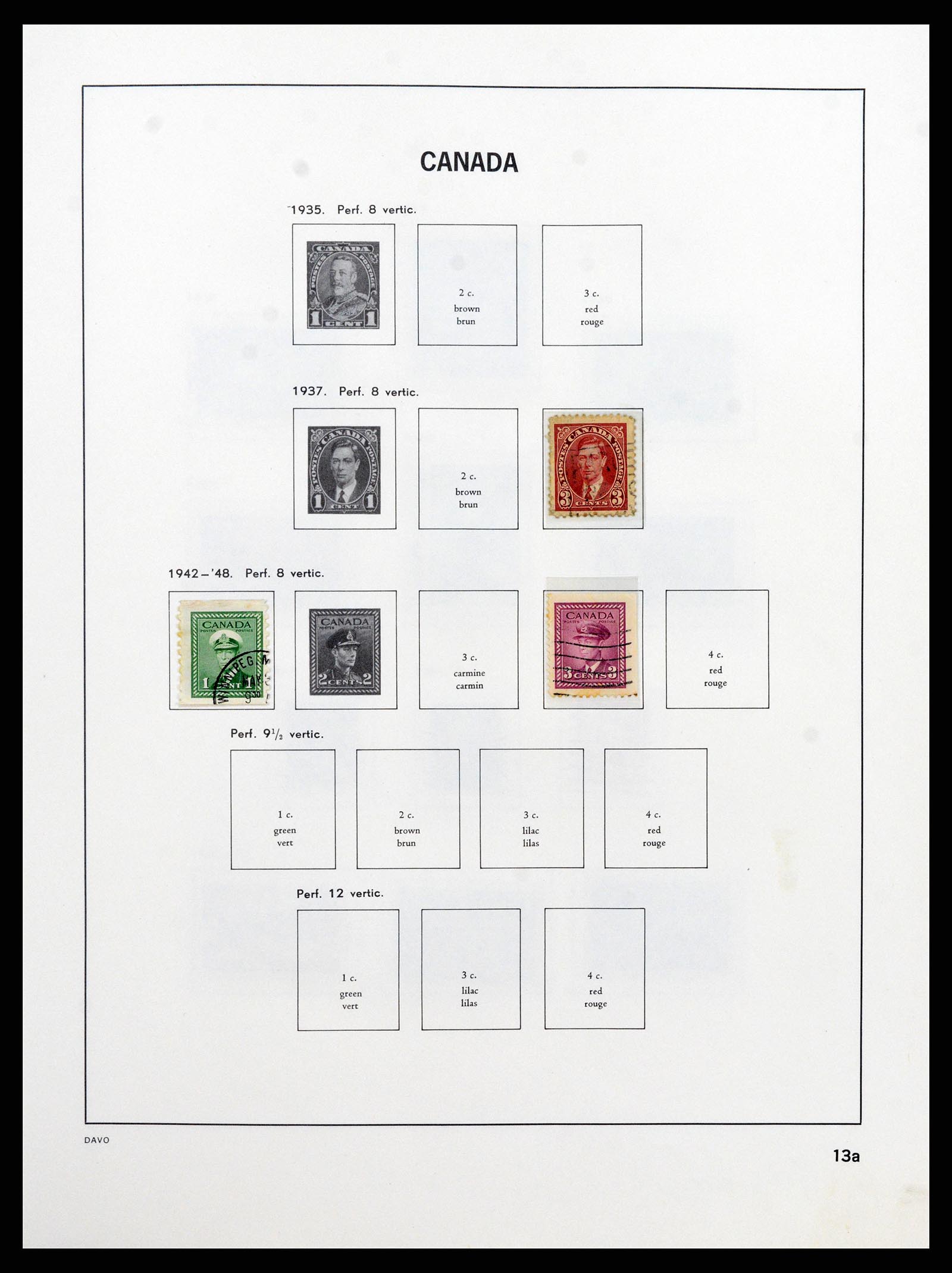 38067 017 - Postzegelverzameling 38067 Canada 1851-1983.