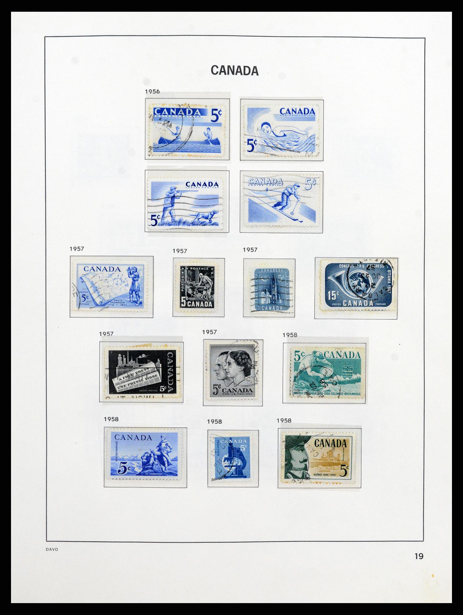 38067 024 - Stamp collection 38067 Canada 1851-1983.