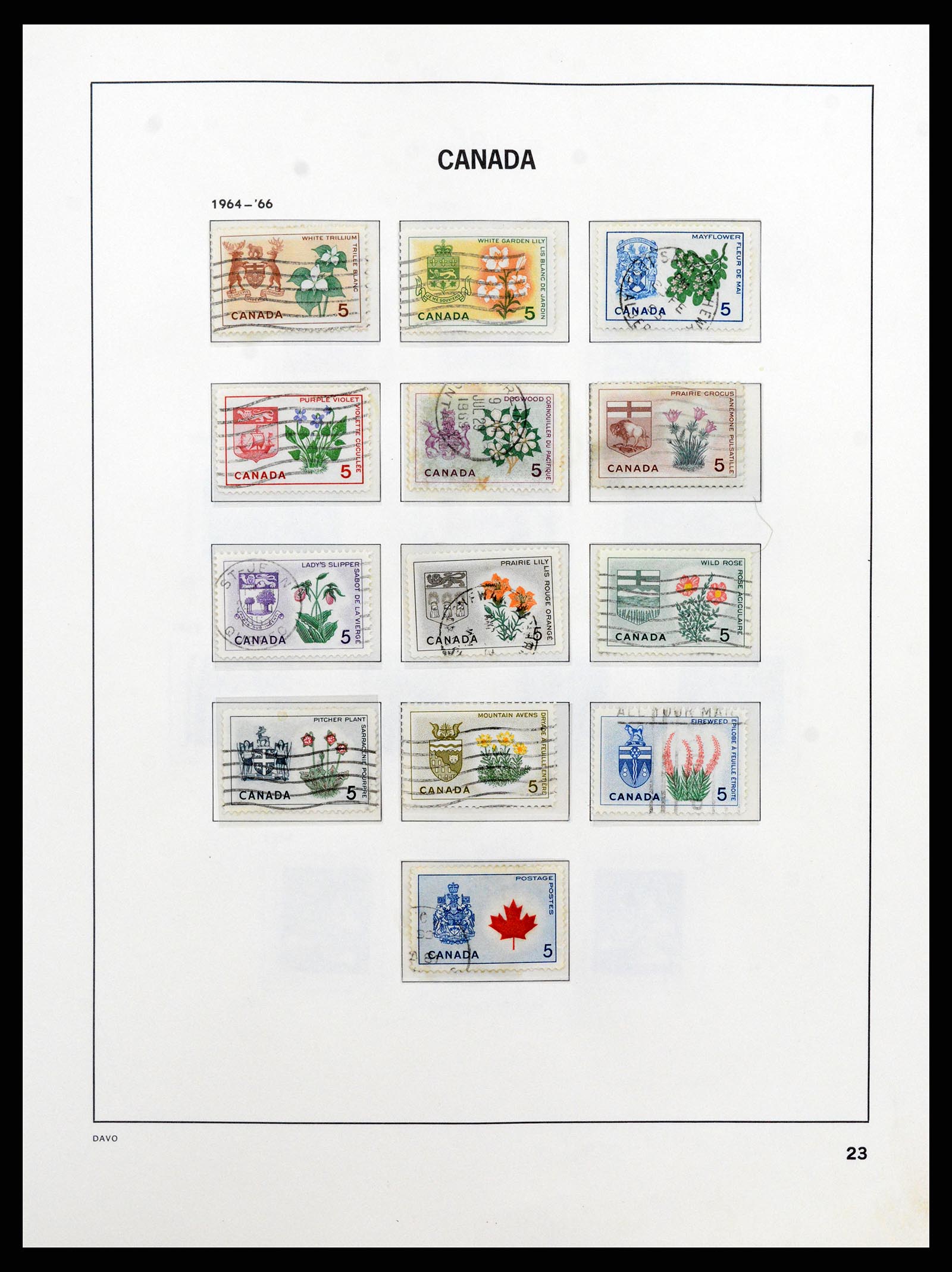 38067 029 - Stamp collection 38067 Canada 1851-1983.