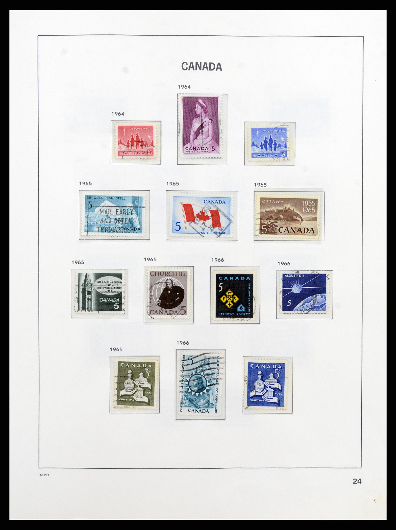 38067 030 - Stamp collection 38067 Canada 1851-1983.