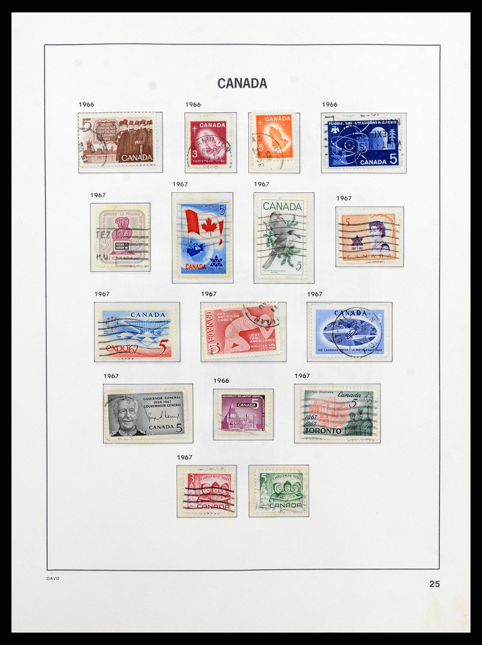 38067 031 - Stamp collection 38067 Canada 1851-1983.