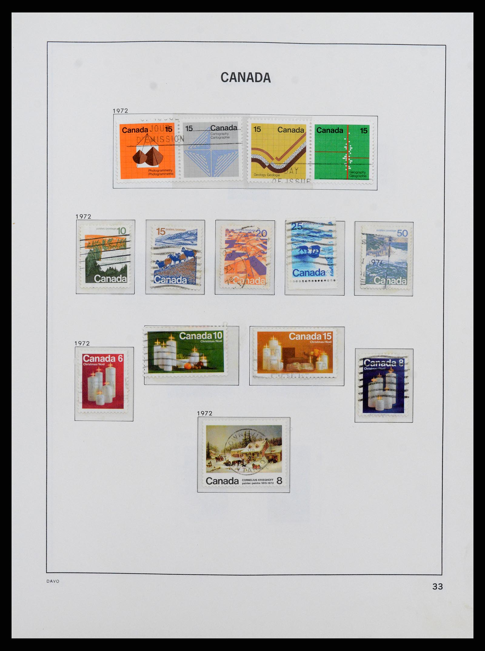 38067 041 - Postzegelverzameling 38067 Canada 1851-1983.