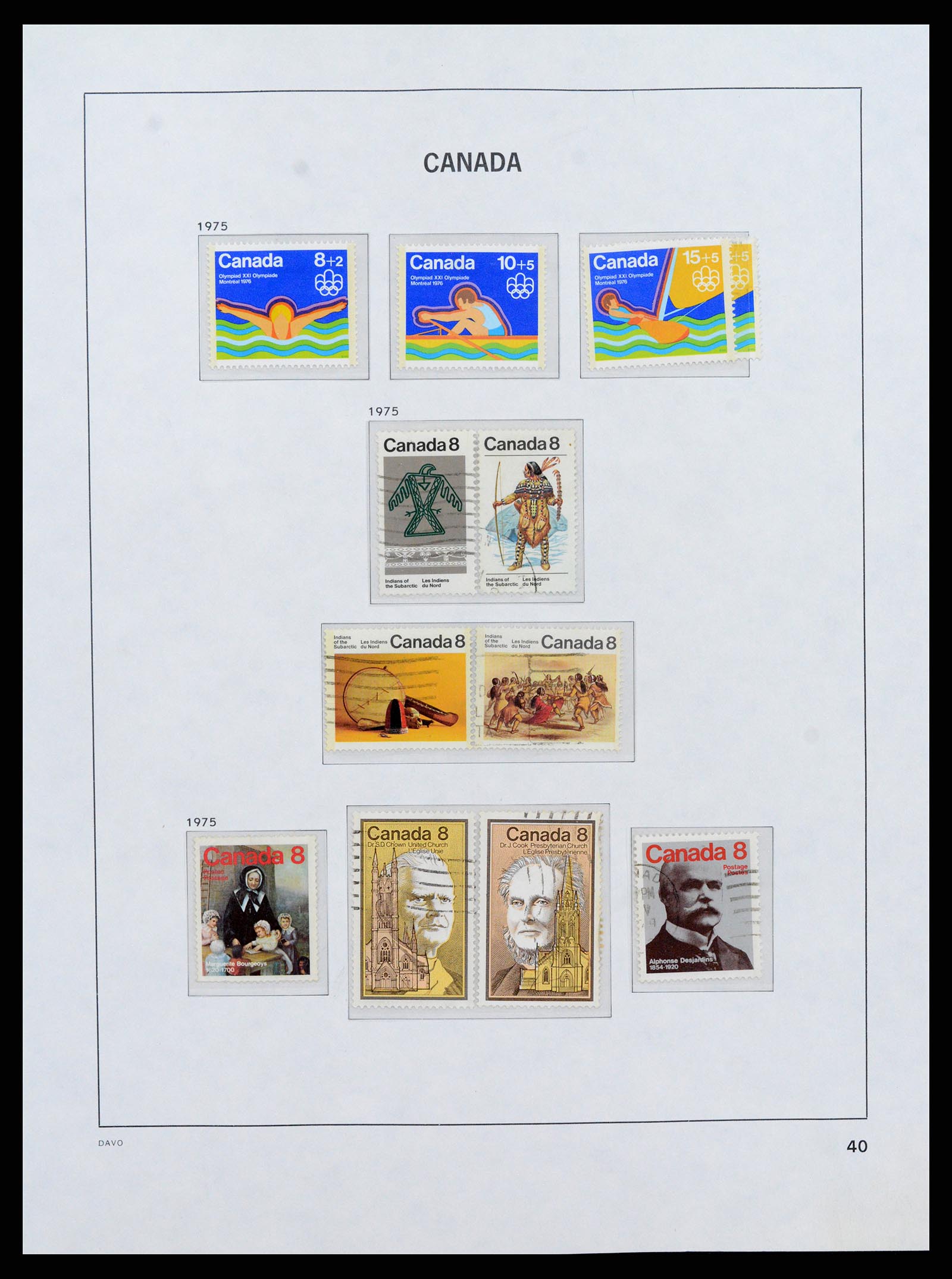 38067 048 - Postzegelverzameling 38067 Canada 1851-1983.