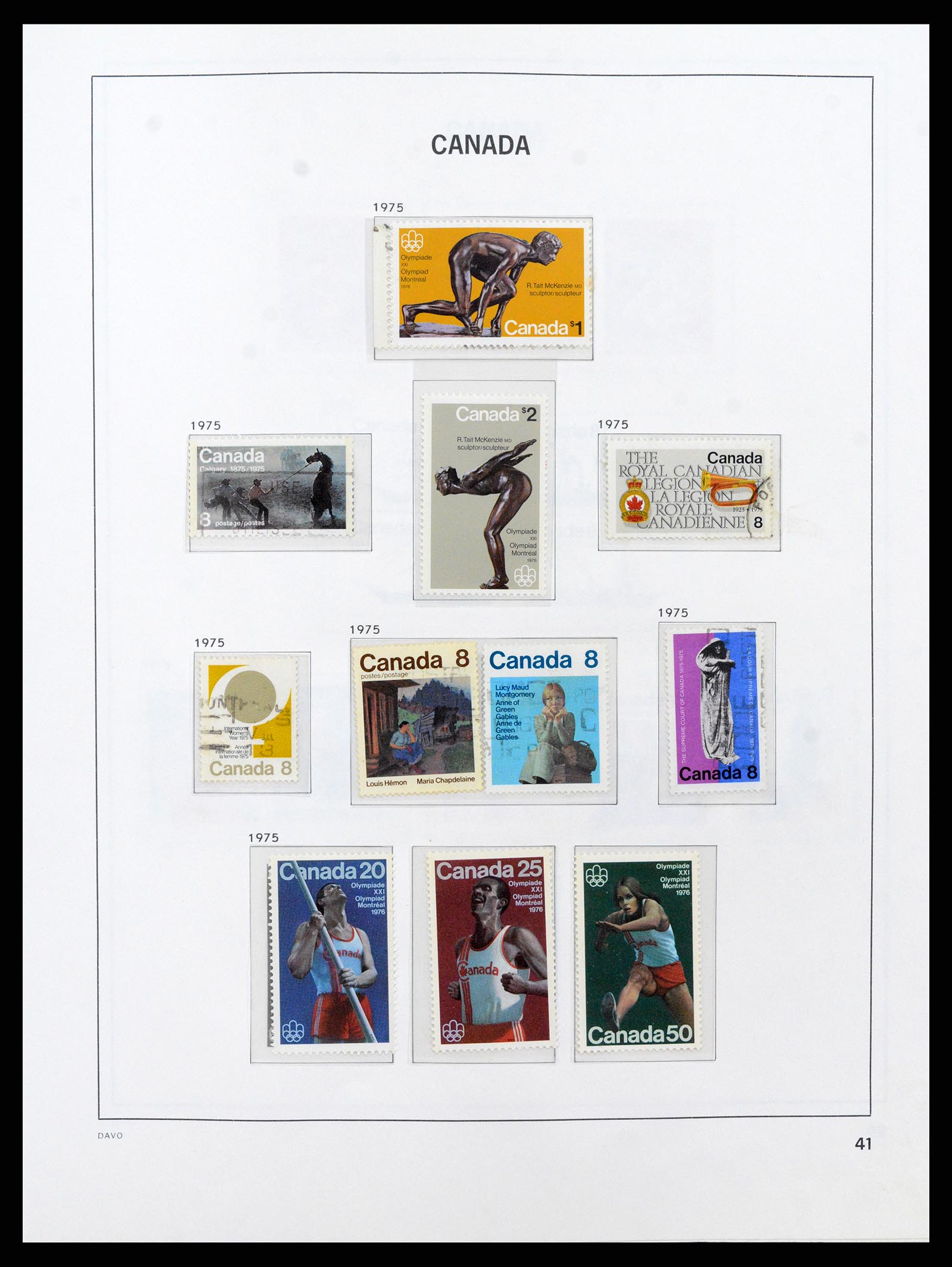 38067 049 - Postzegelverzameling 38067 Canada 1851-1983.