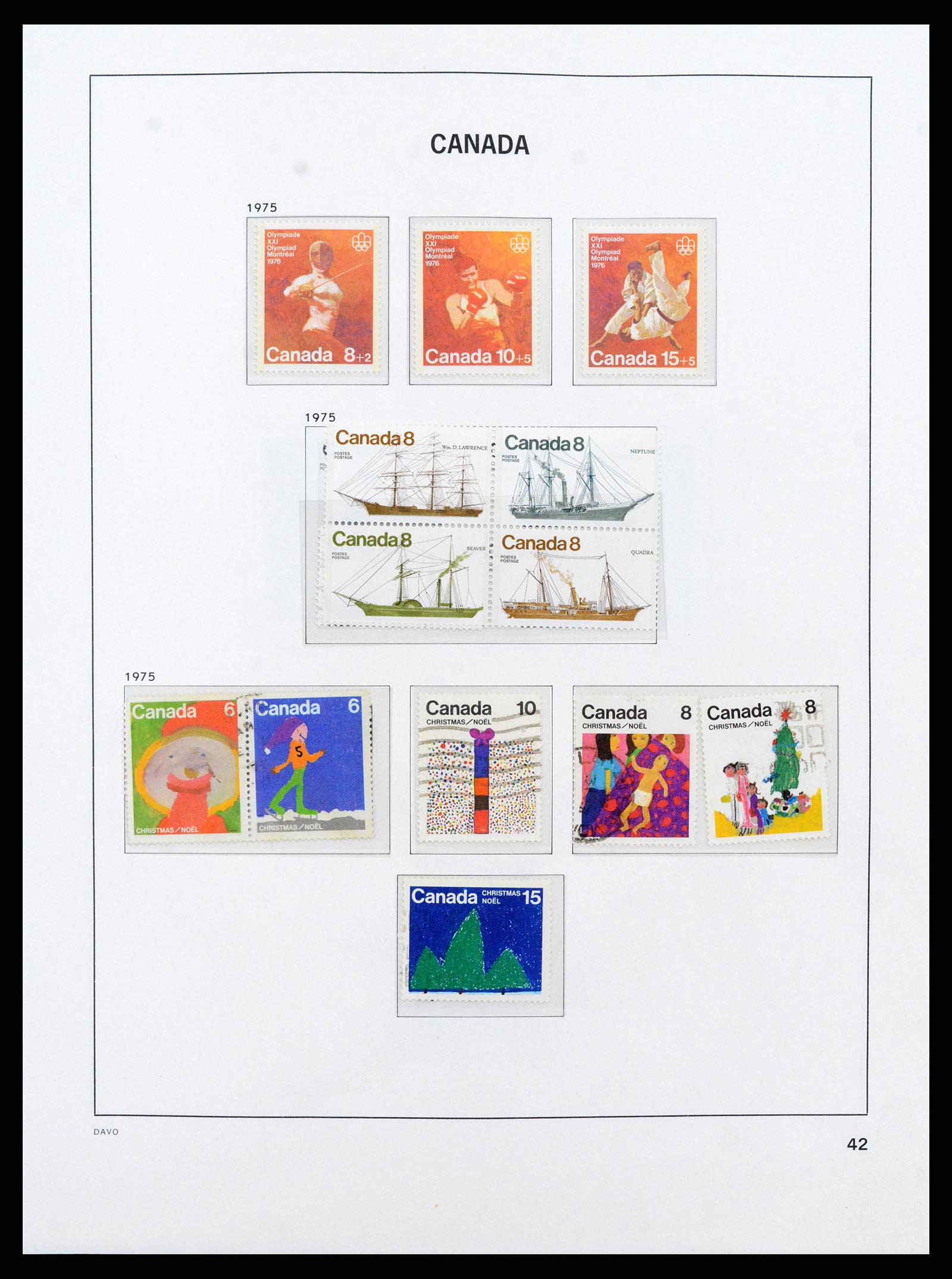 38067 050 - Postzegelverzameling 38067 Canada 1851-1983.