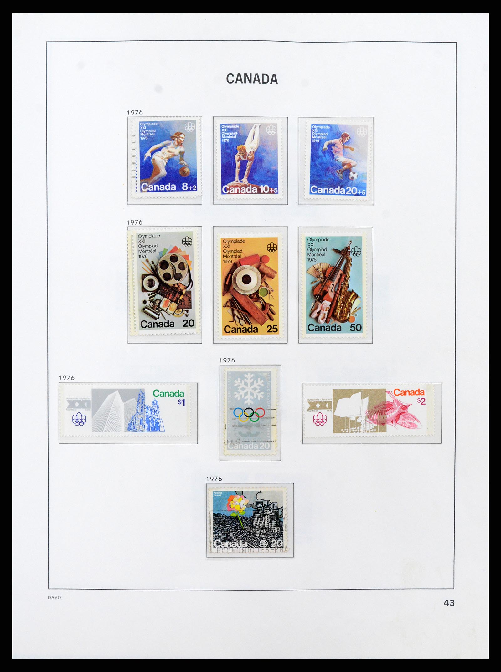 38067 051 - Postzegelverzameling 38067 Canada 1851-1983.