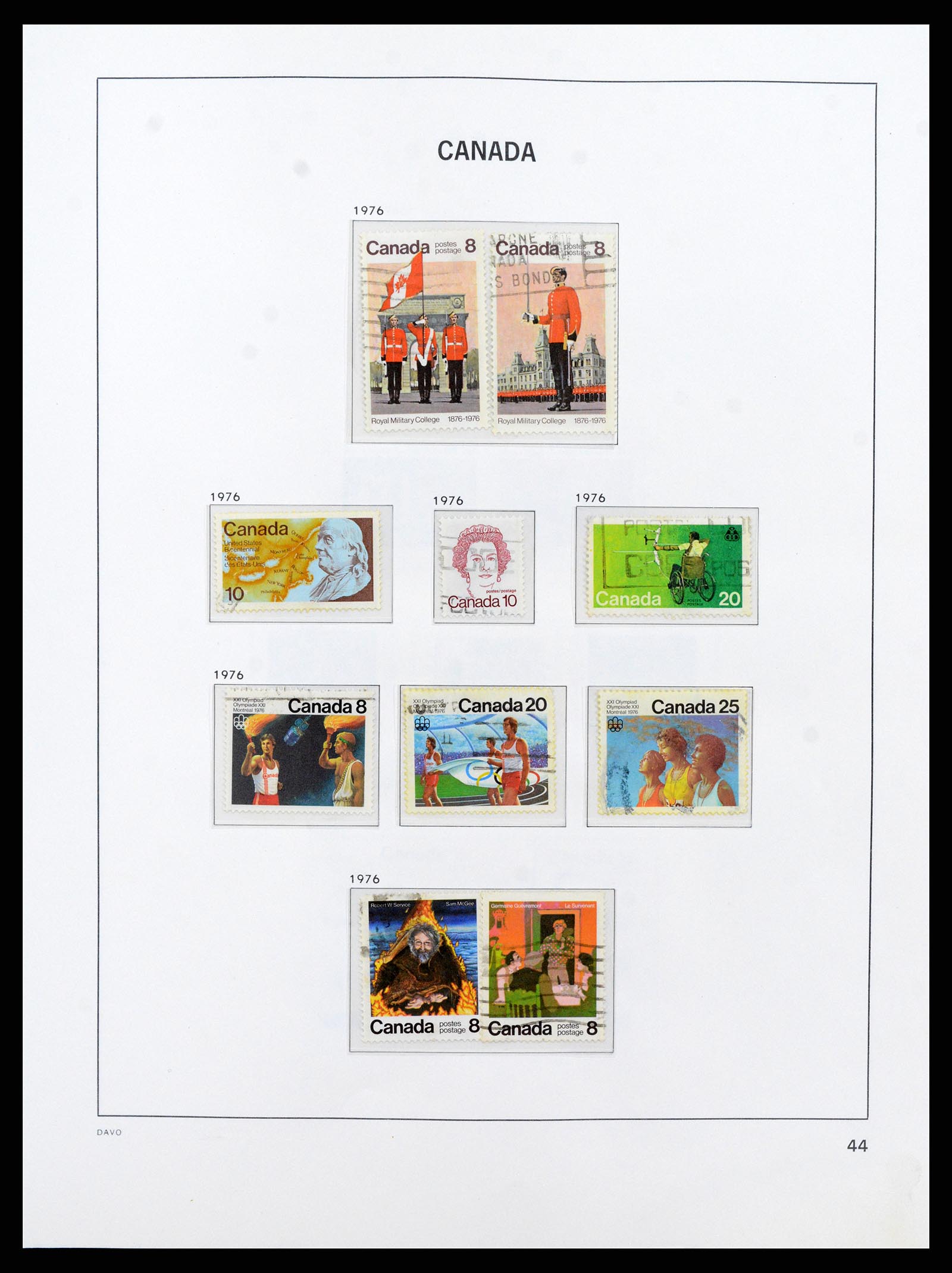 38067 052 - Postzegelverzameling 38067 Canada 1851-1983.