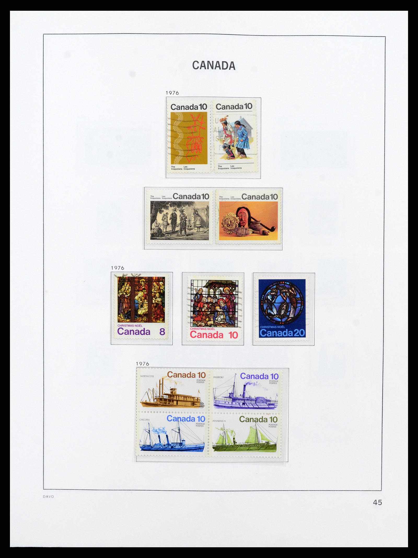 38067 053 - Postzegelverzameling 38067 Canada 1851-1983.