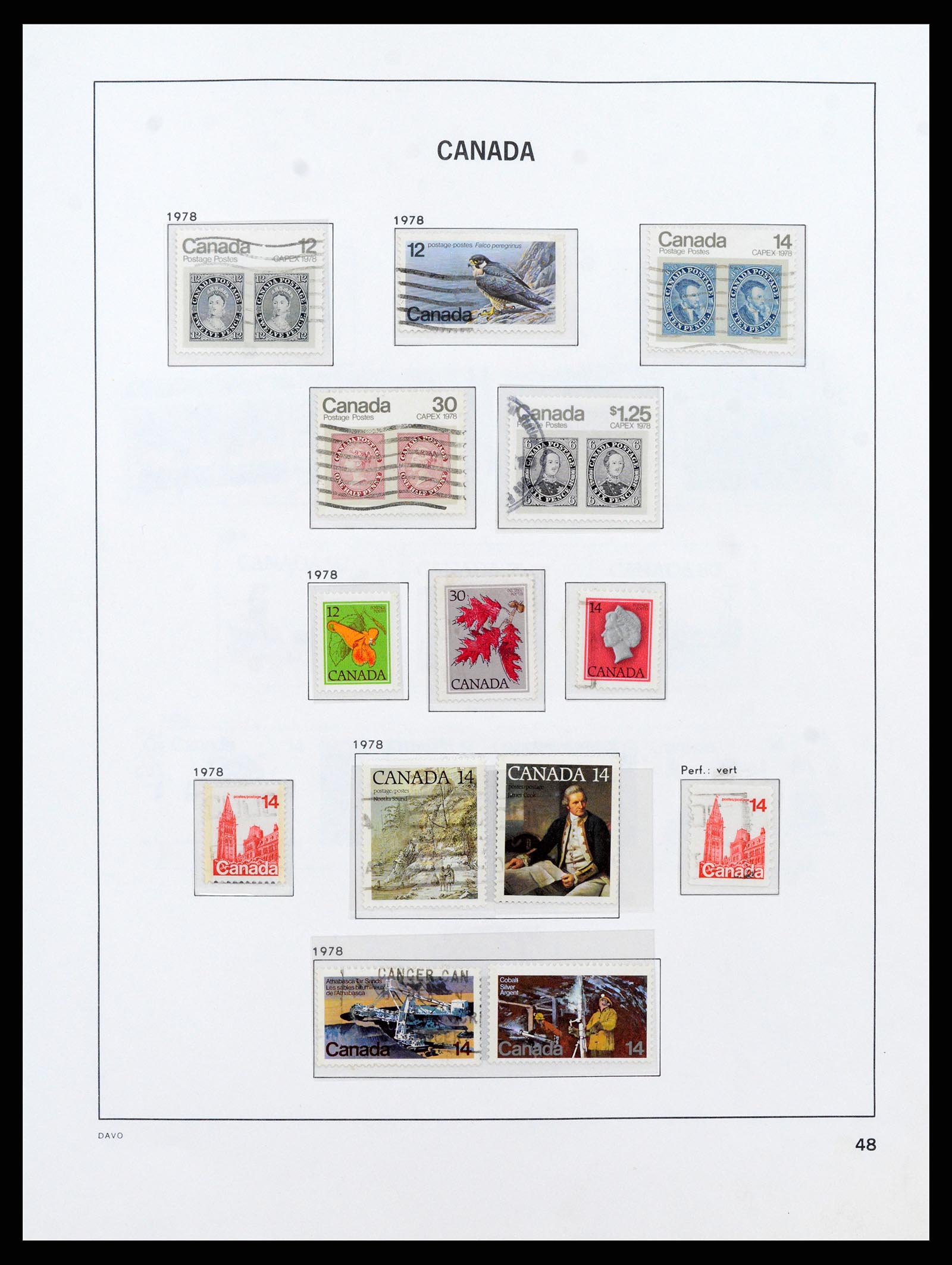 38067 056 - Postzegelverzameling 38067 Canada 1851-1983.