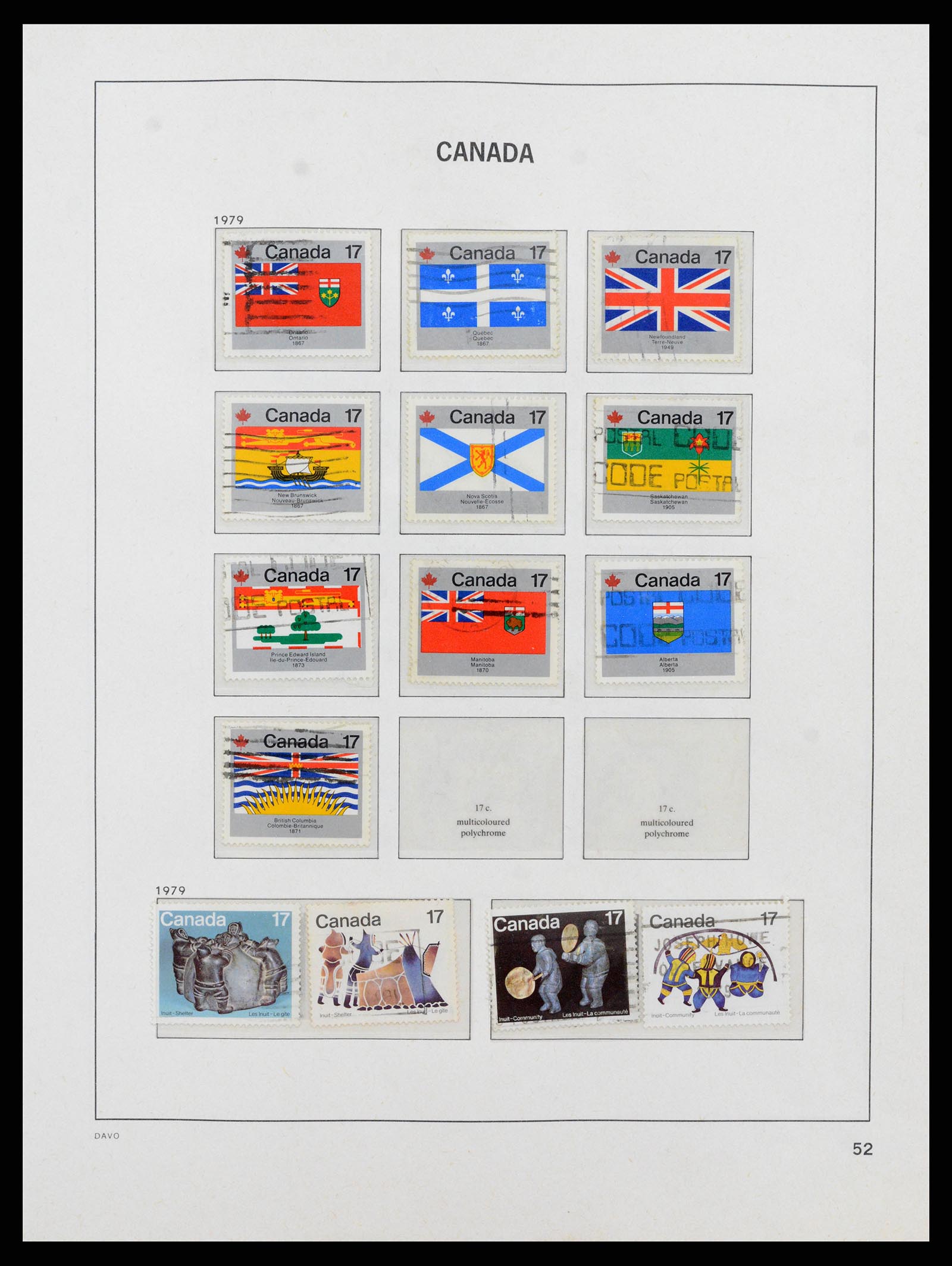 38067 060 - Postzegelverzameling 38067 Canada 1851-1983.
