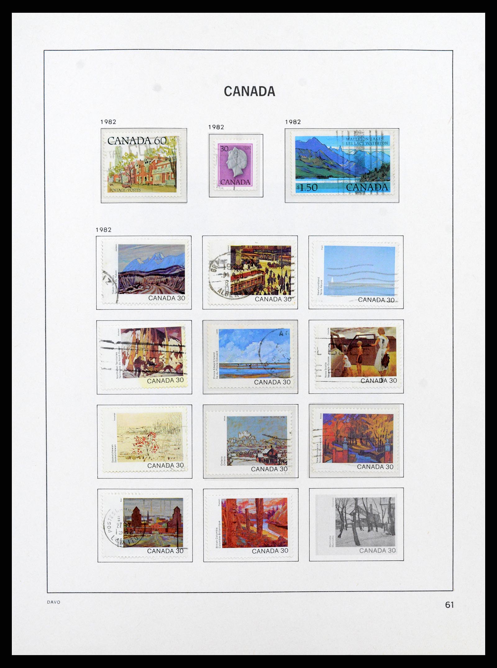 38067 070 - Stamp collection 38067 Canada 1851-1983.