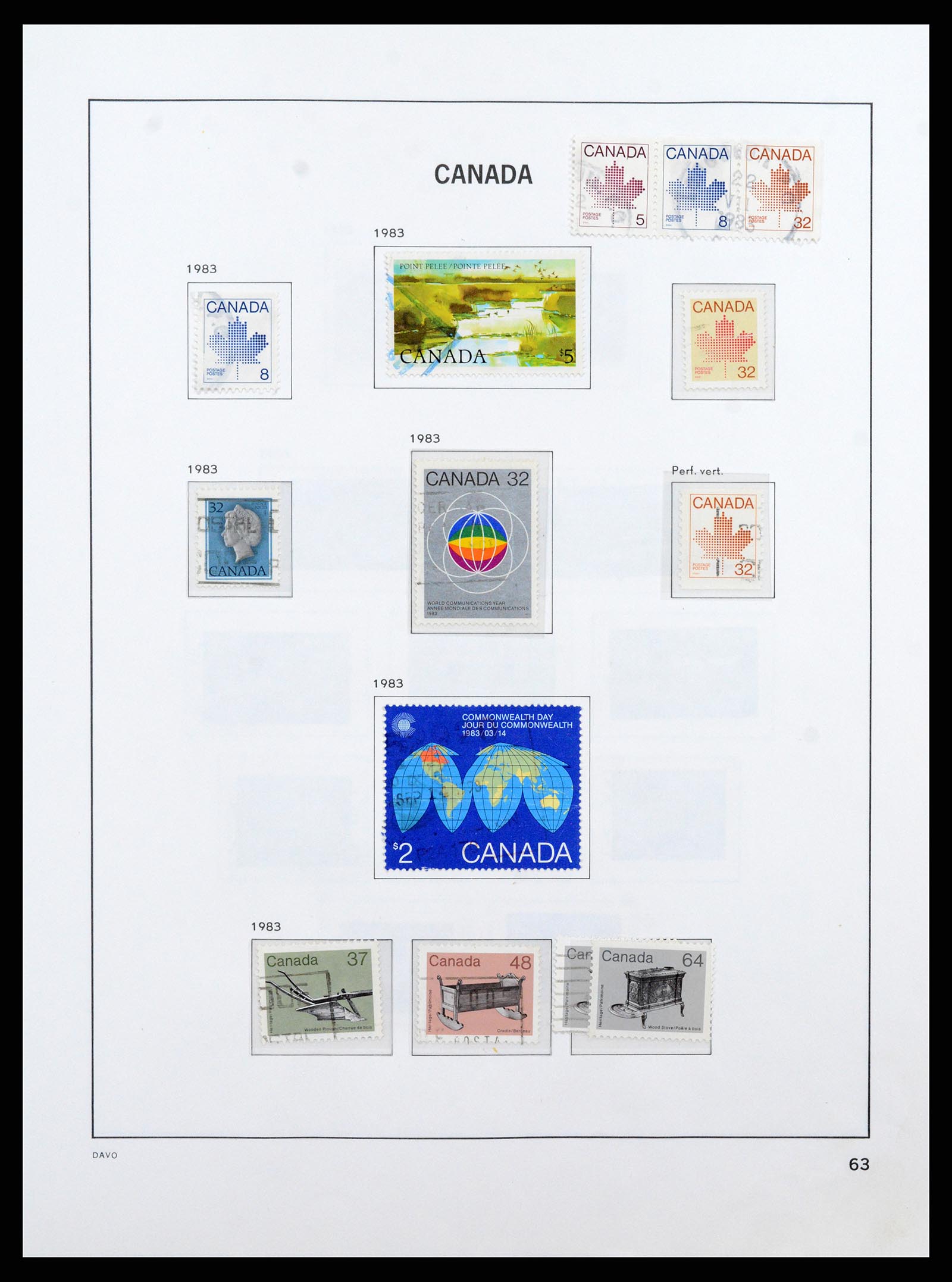 38067 072 - Stamp collection 38067 Canada 1851-1983.