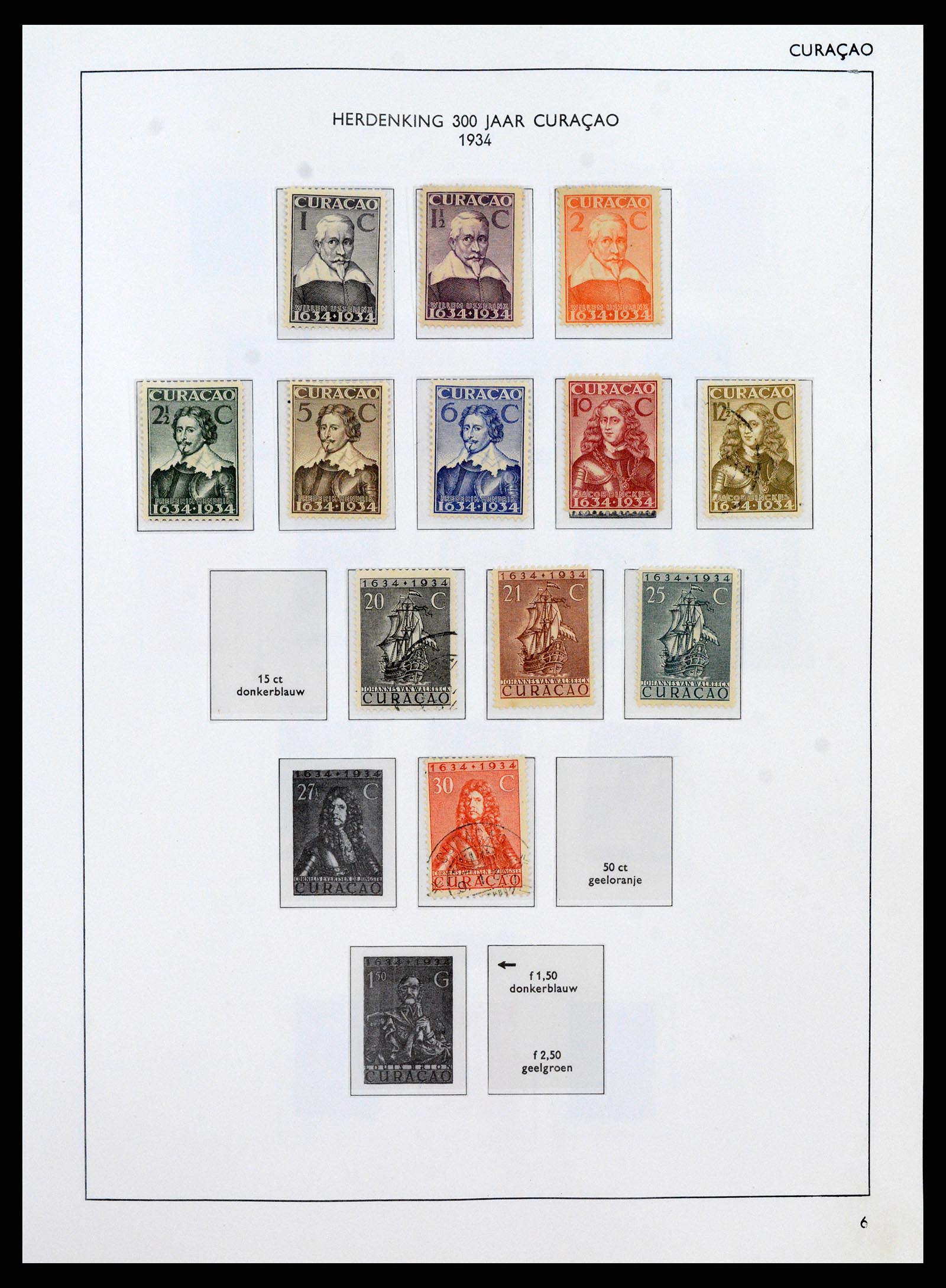 38069 0006 - Postzegelverzameling 38069 Curaçao/Antillen 1873-1988.