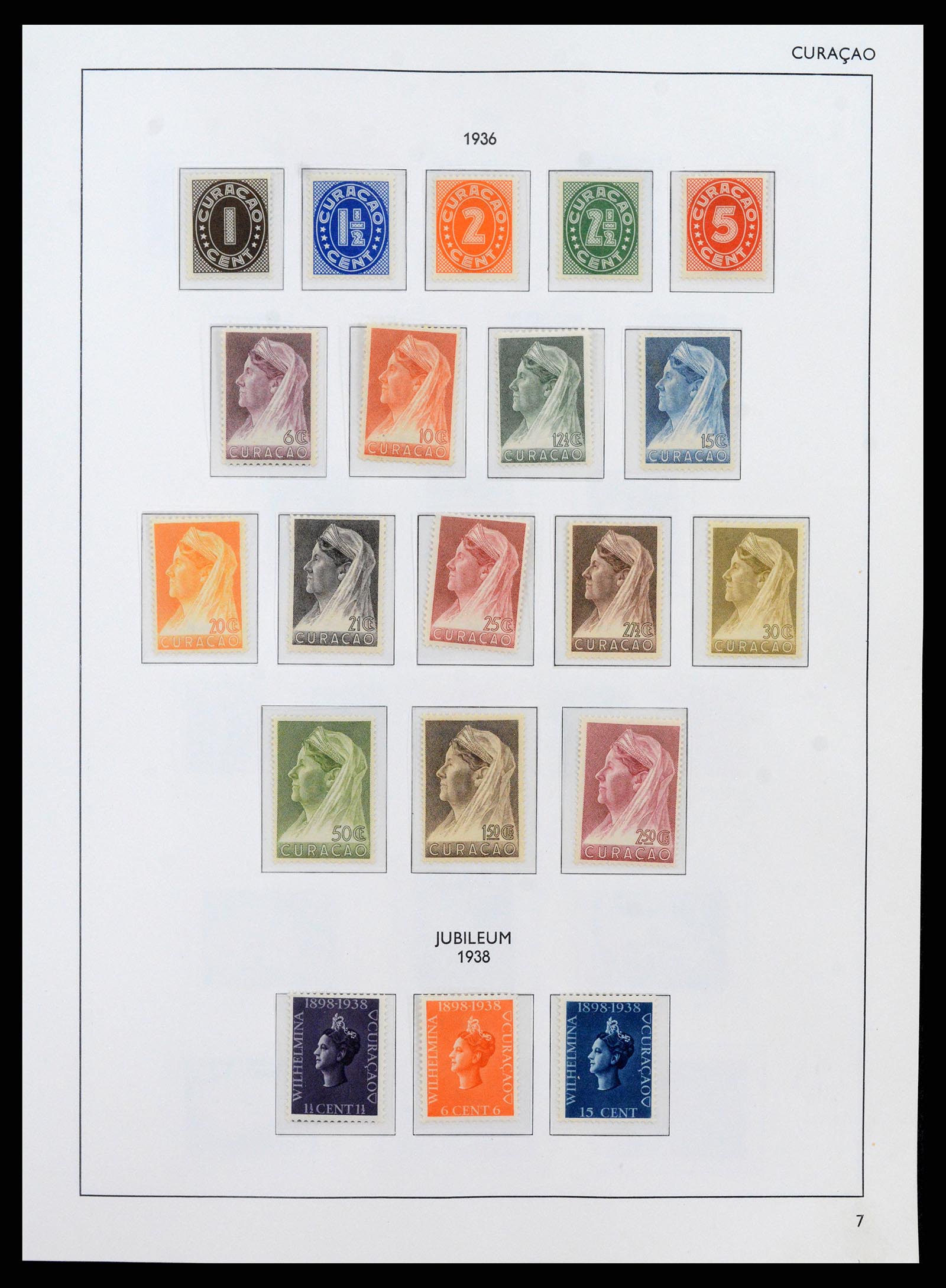 38069 0007 - Postzegelverzameling 38069 Curaçao/Antillen 1873-1988.
