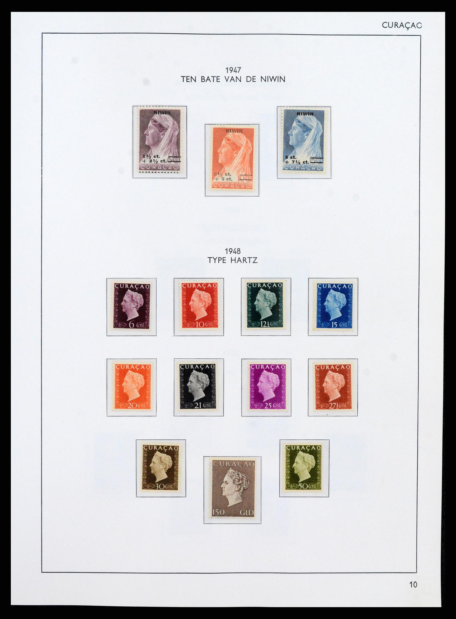 38069 0010 - Postzegelverzameling 38069 Curaçao/Antillen 1873-1988.
