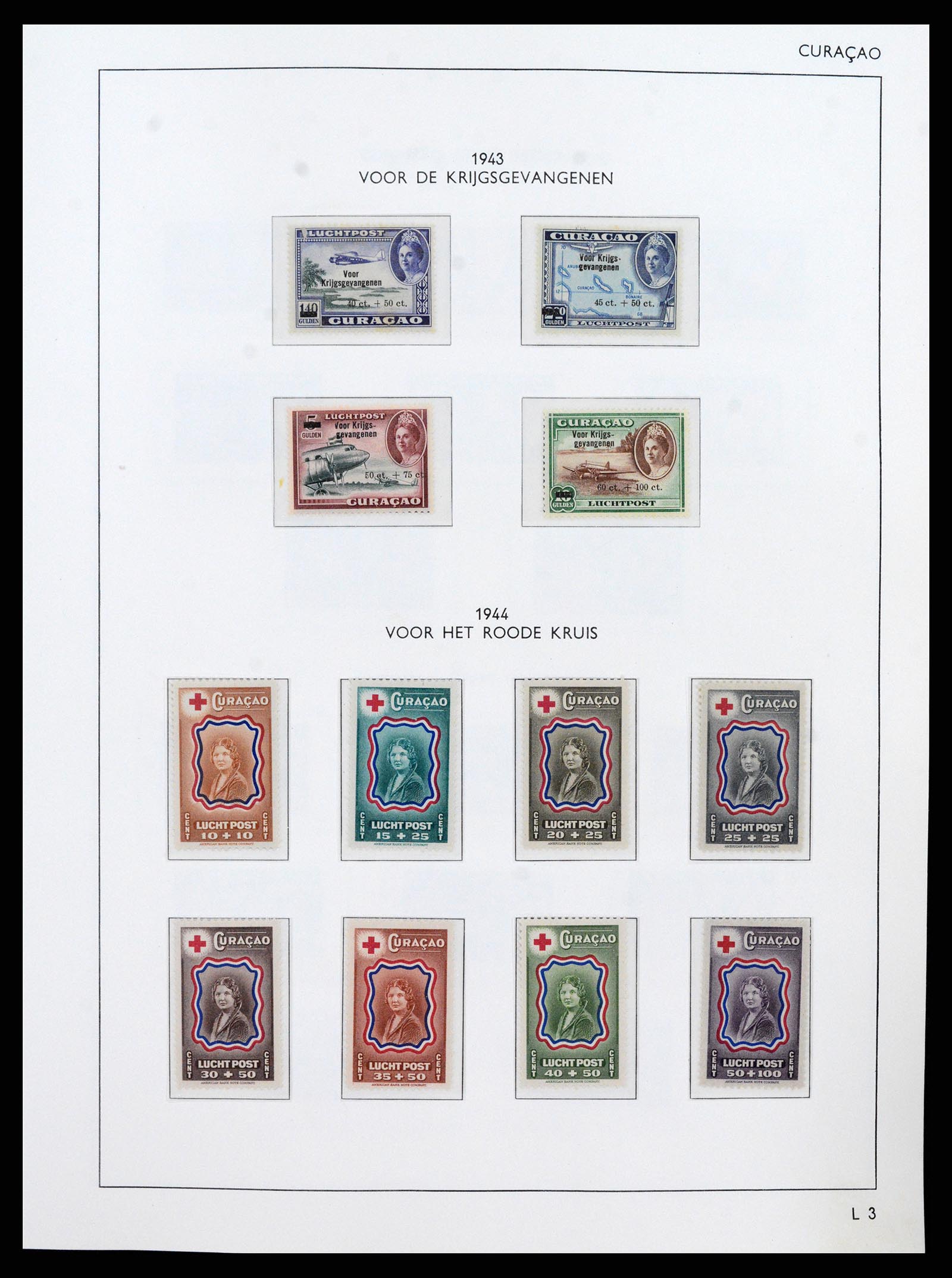 38069 0014 - Postzegelverzameling 38069 Curaçao/Antillen 1873-1988.