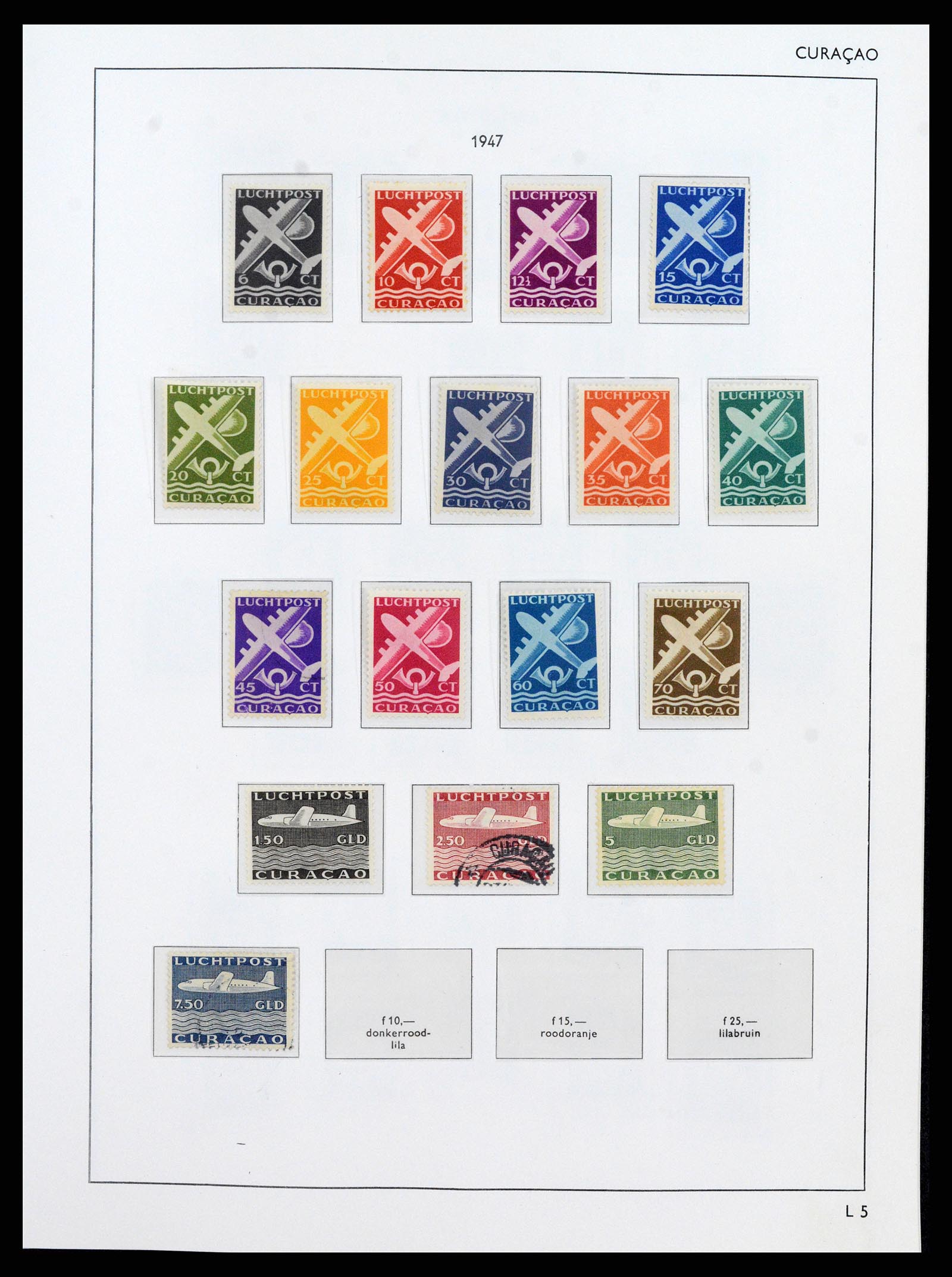 38069 0016 - Stamp collection 38069 Curaçao/Antilles 1873-1988.