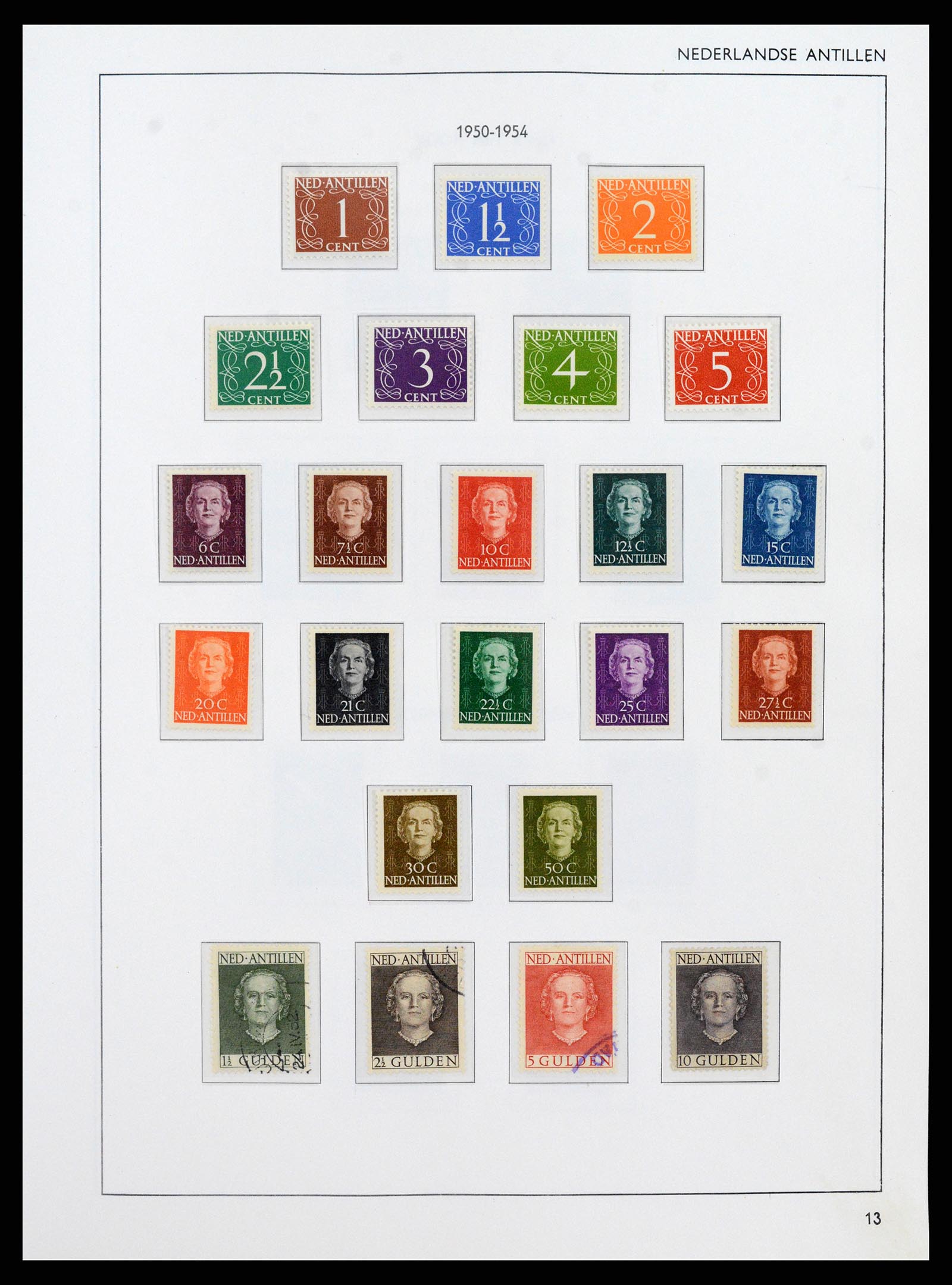 38069 0021 - Stamp collection 38069 Curaçao/Antilles 1873-1988.