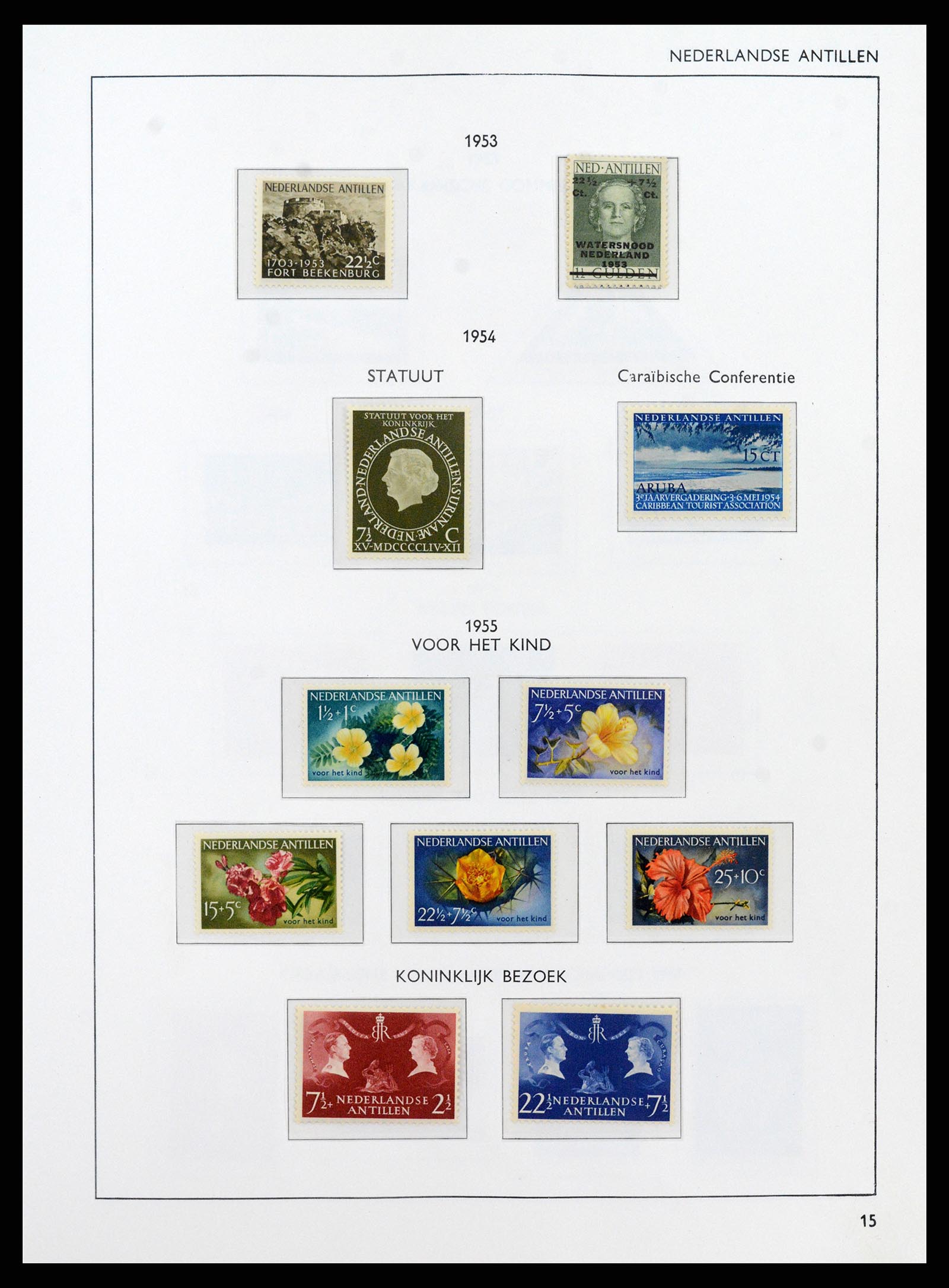 38069 0023 - Stamp collection 38069 Curaçao/Antilles 1873-1988.