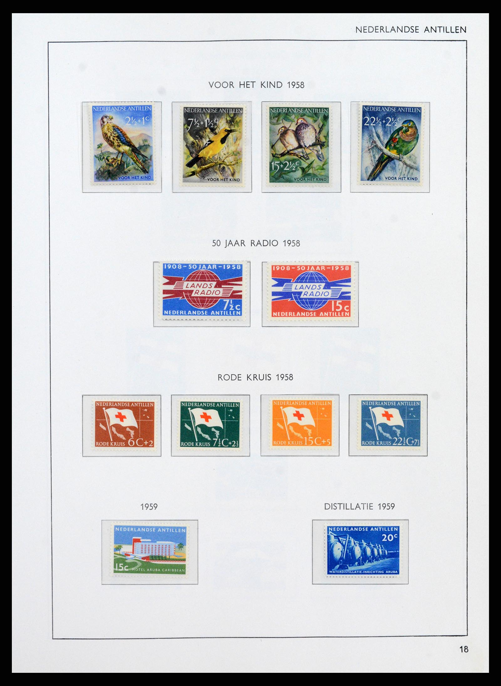 38069 0026 - Stamp collection 38069 Curaçao/Antilles 1873-1988.