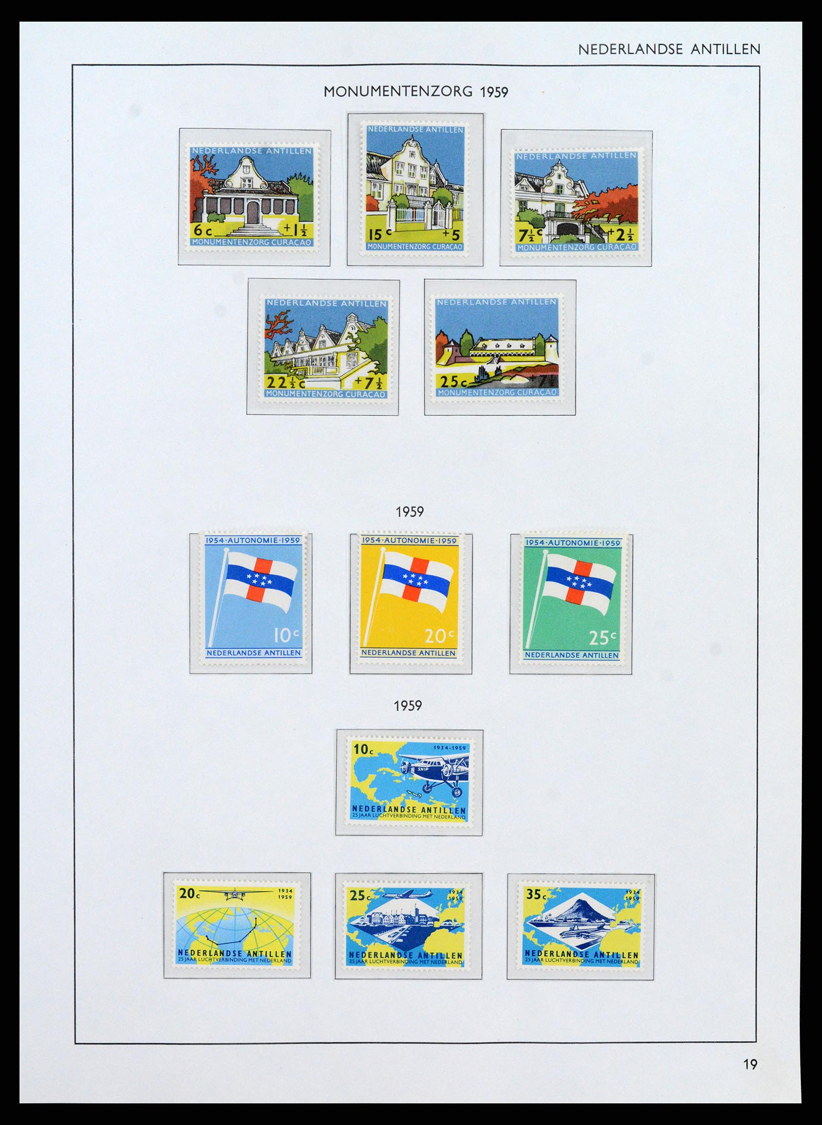 38069 0027 - Stamp collection 38069 Curaçao/Antilles 1873-1988.