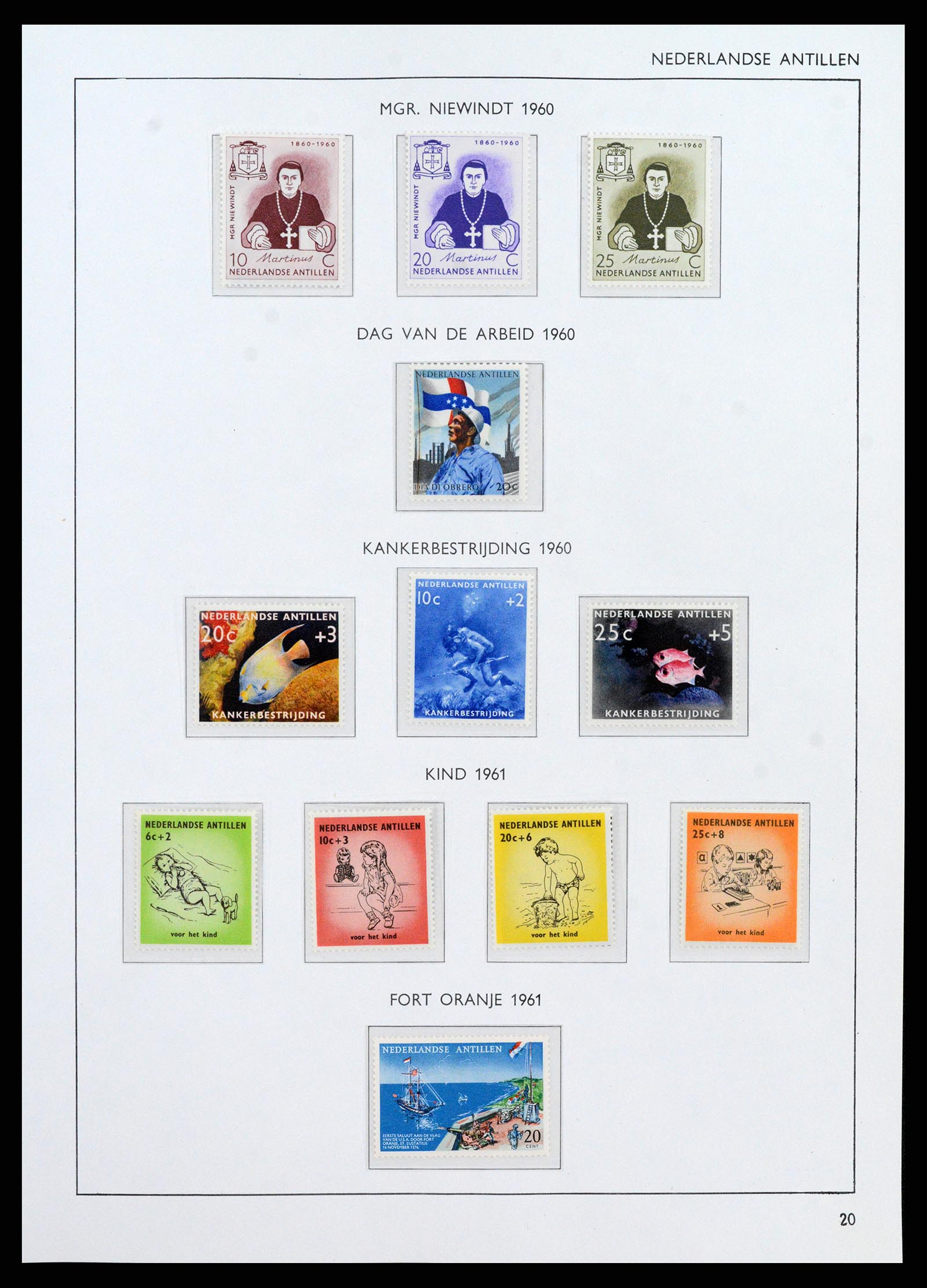 38069 0028 - Stamp collection 38069 Curaçao/Antilles 1873-1988.