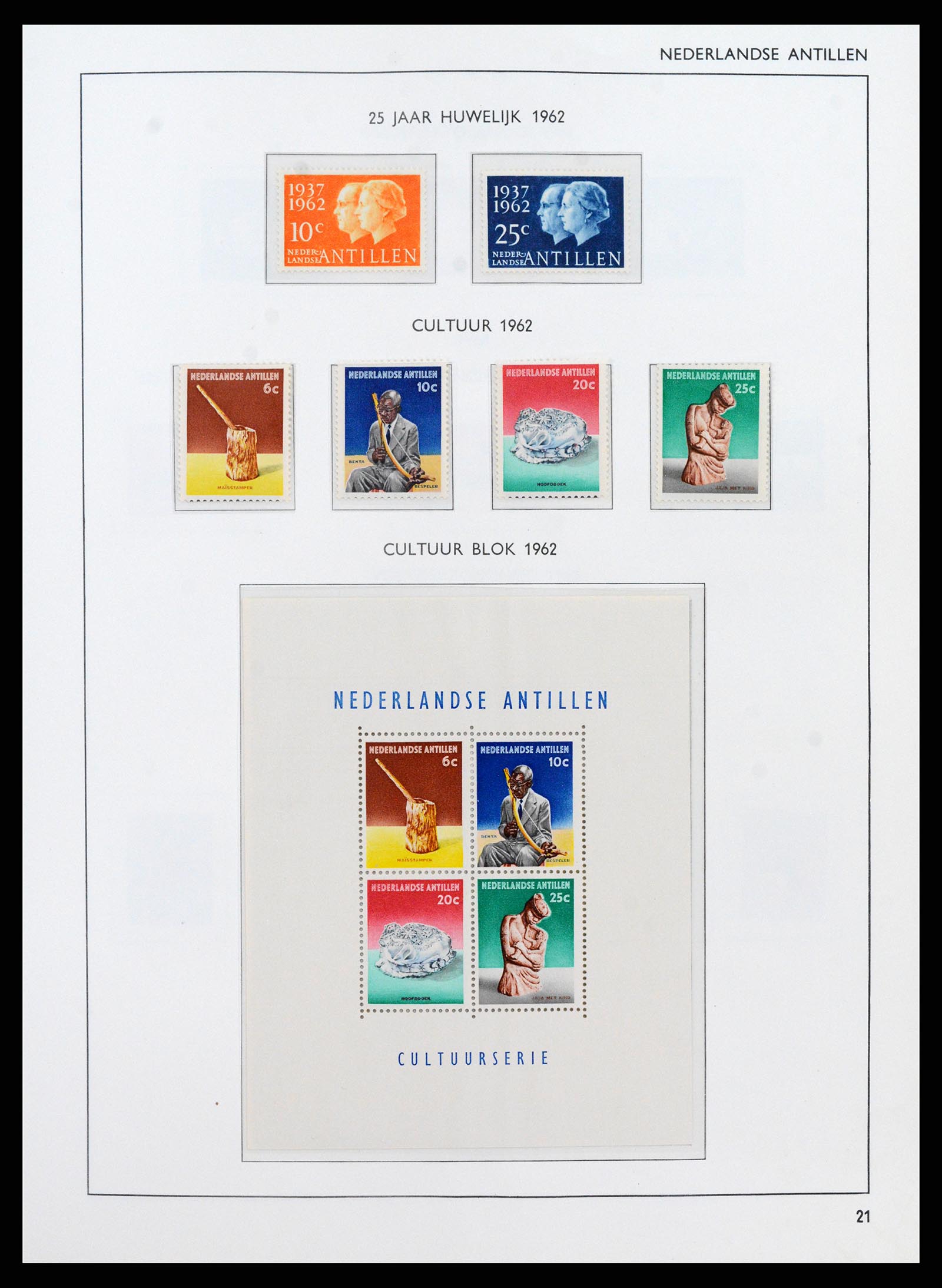 38069 0029 - Stamp collection 38069 Curaçao/Antilles 1873-1988.