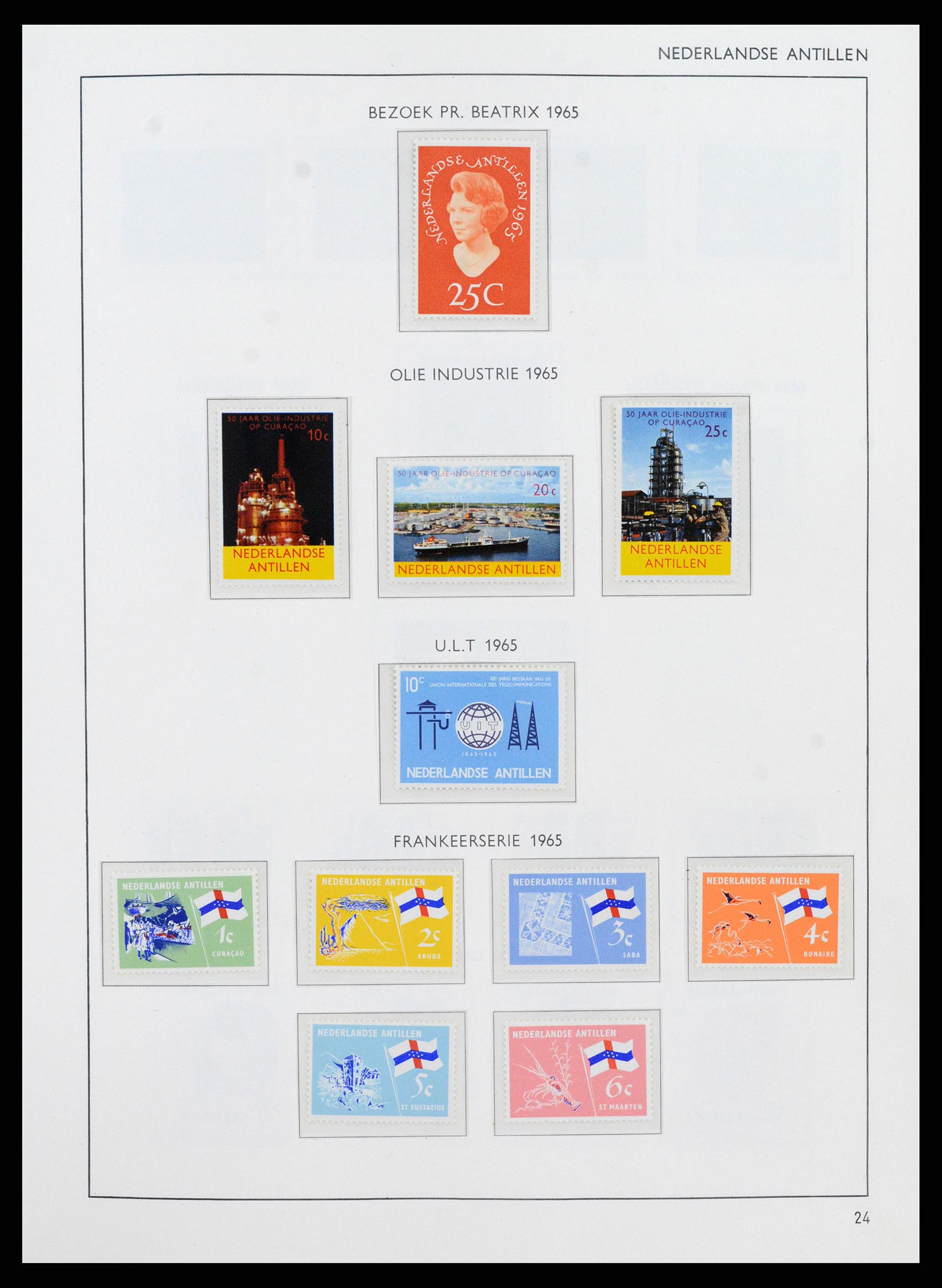 38069 0032 - Stamp collection 38069 Curaçao/Antilles 1873-1988.