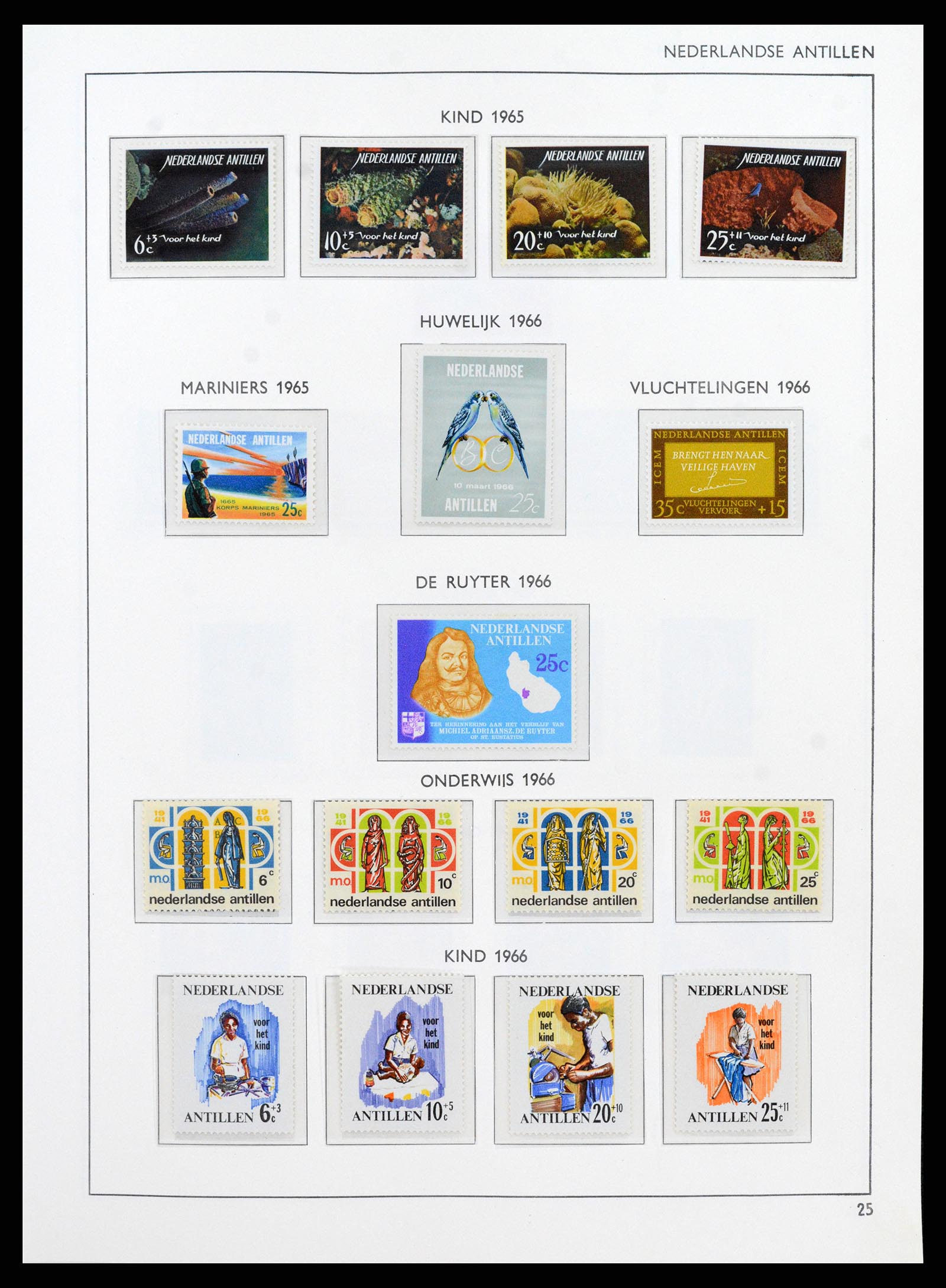 38069 0033 - Stamp collection 38069 Curaçao/Antilles 1873-1988.