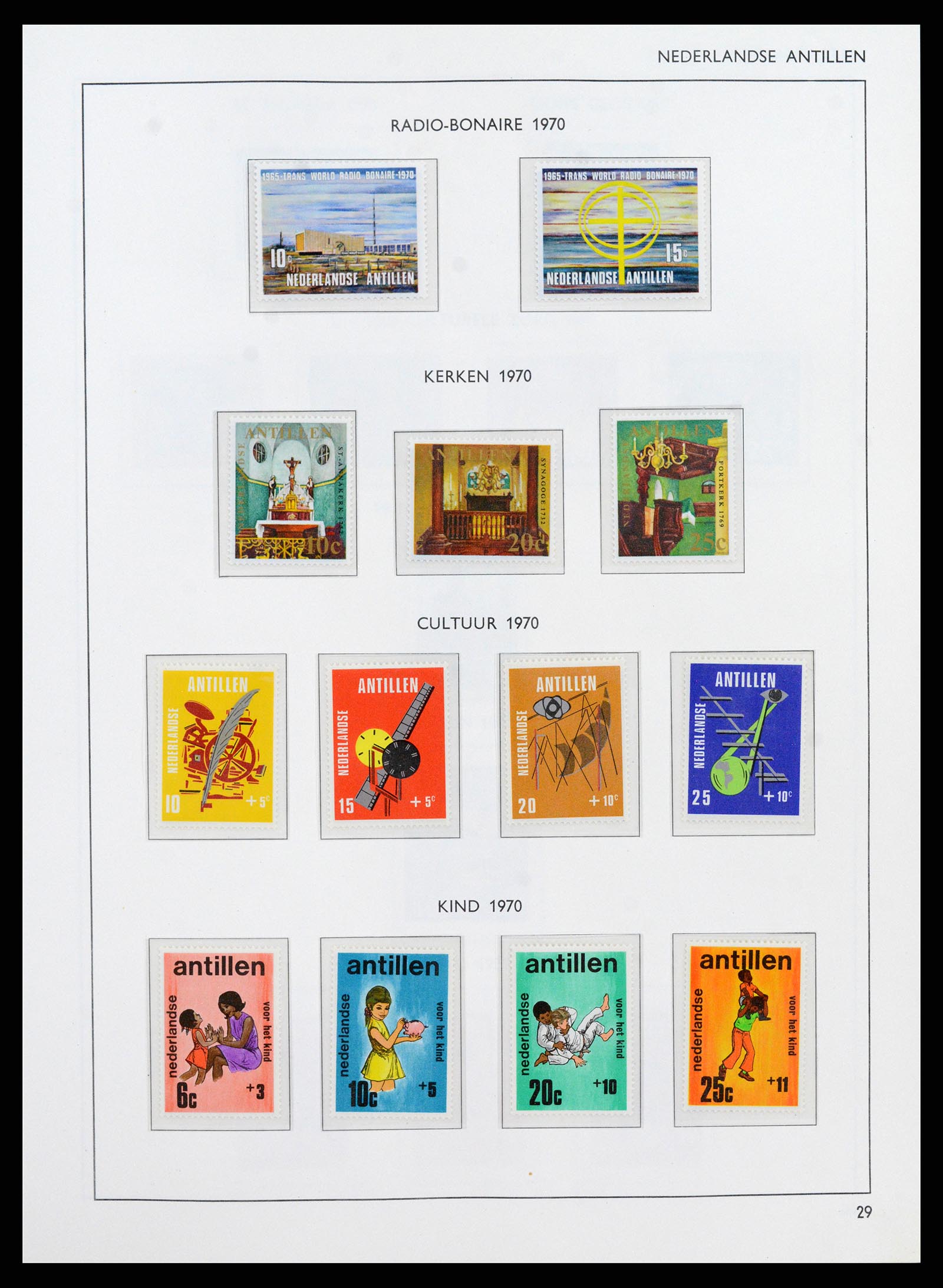 38069 0037 - Stamp collection 38069 Curaçao/Antilles 1873-1988.