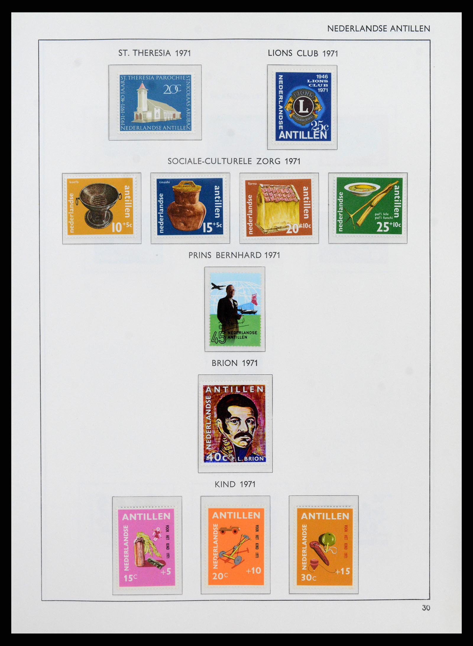 38069 0038 - Stamp collection 38069 Curaçao/Antilles 1873-1988.