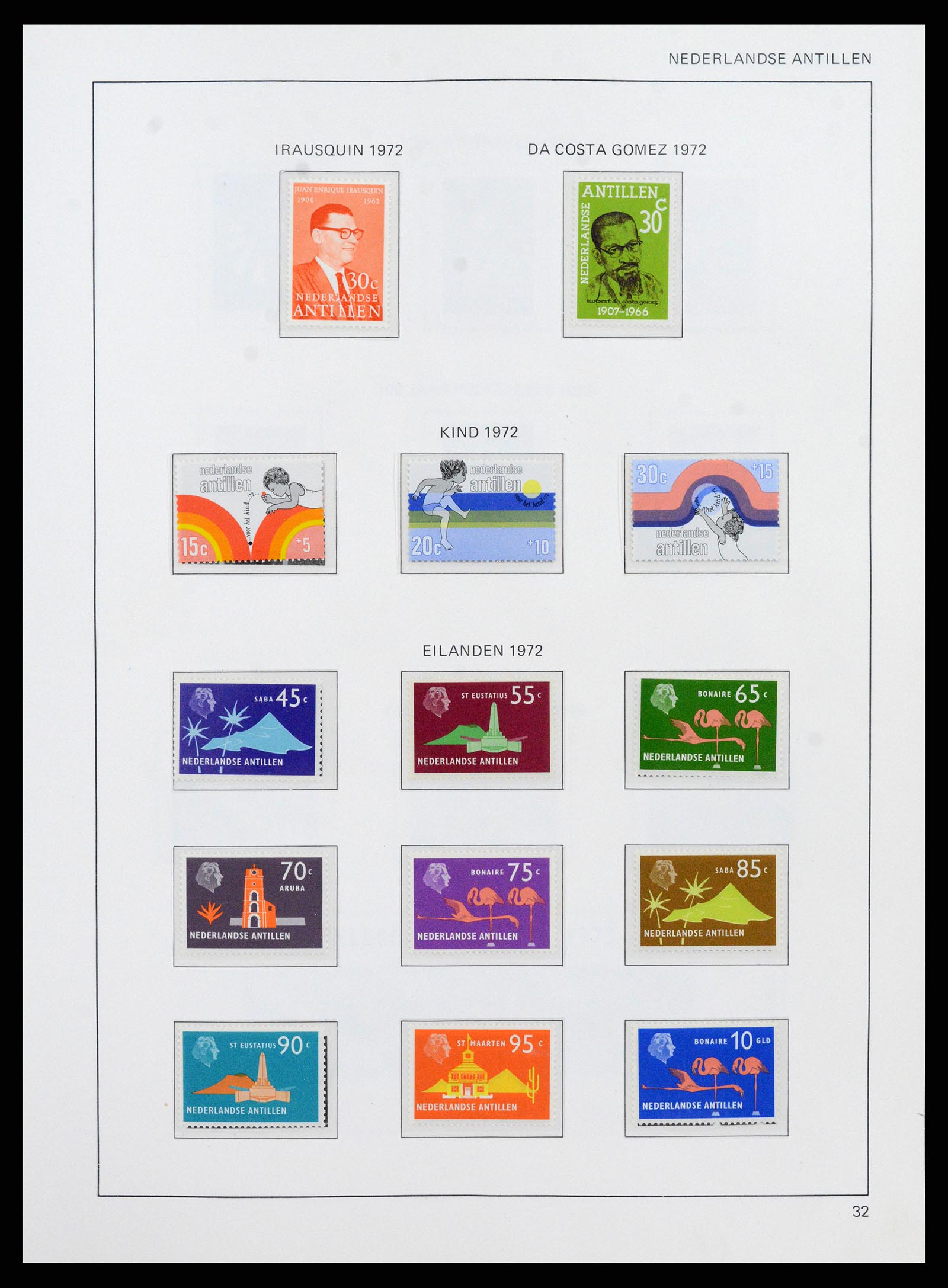 38069 0040 - Stamp collection 38069 Curaçao/Antilles 1873-1988.
