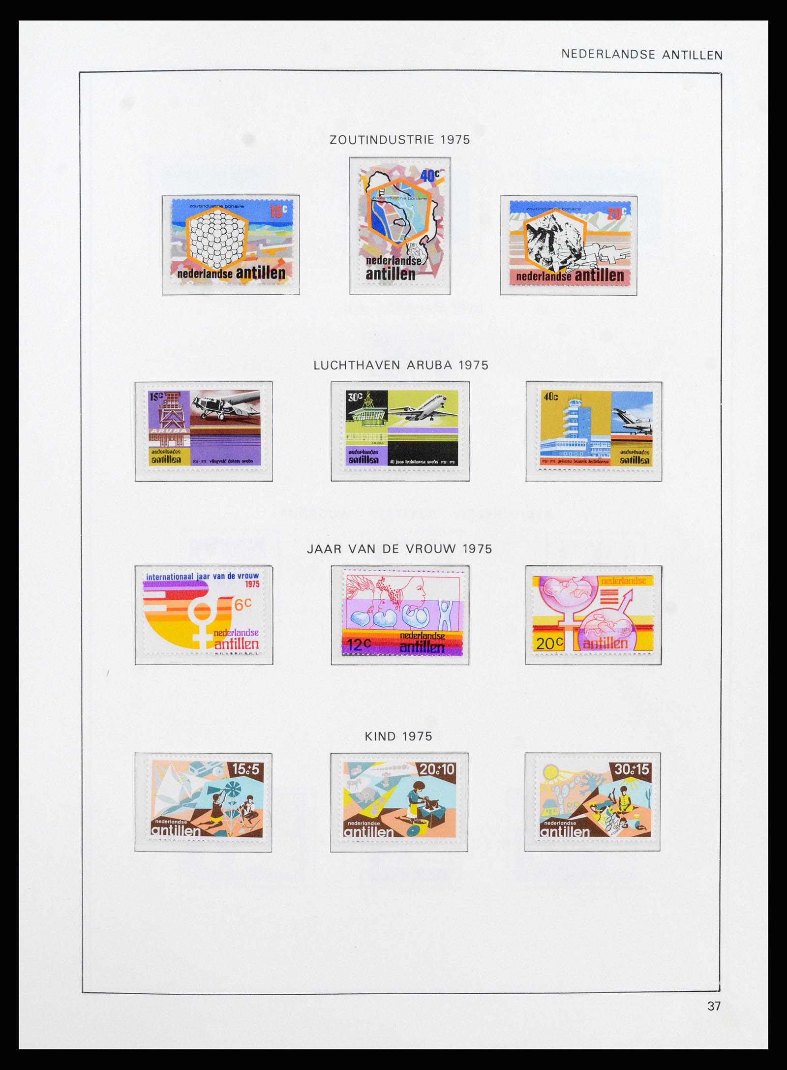 38069 0045 - Stamp collection 38069 Curaçao/Antilles 1873-1988.