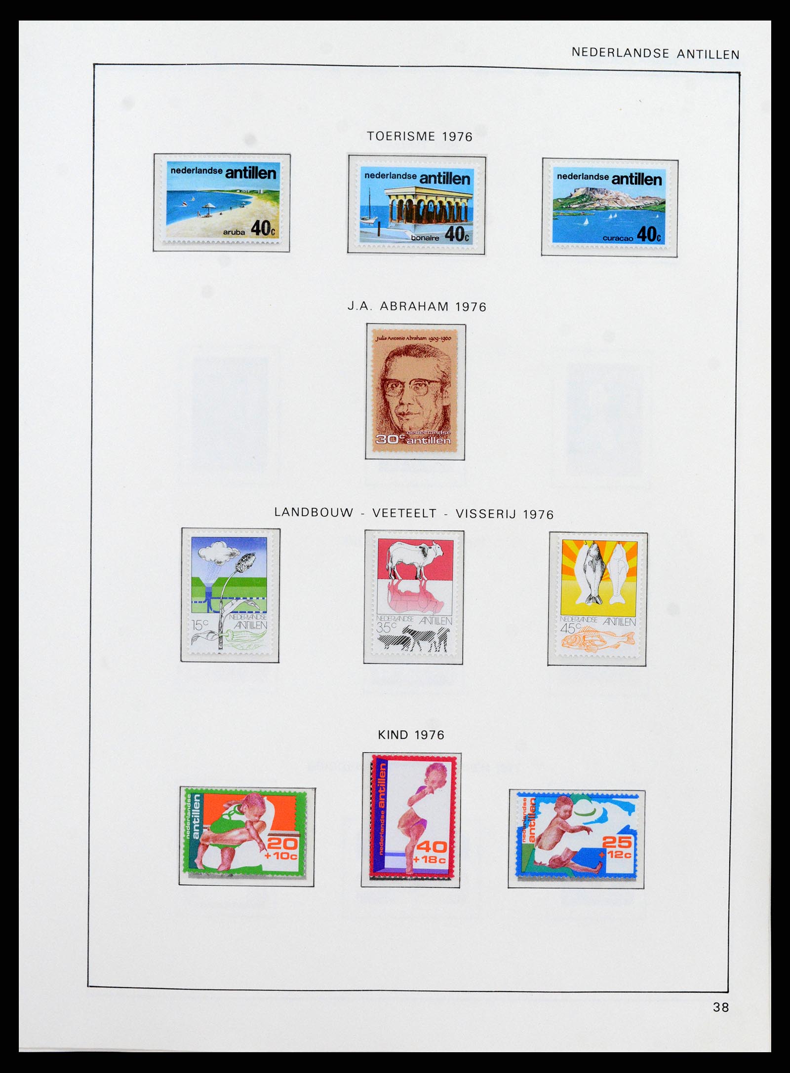 38069 0046 - Stamp collection 38069 Curaçao/Antilles 1873-1988.